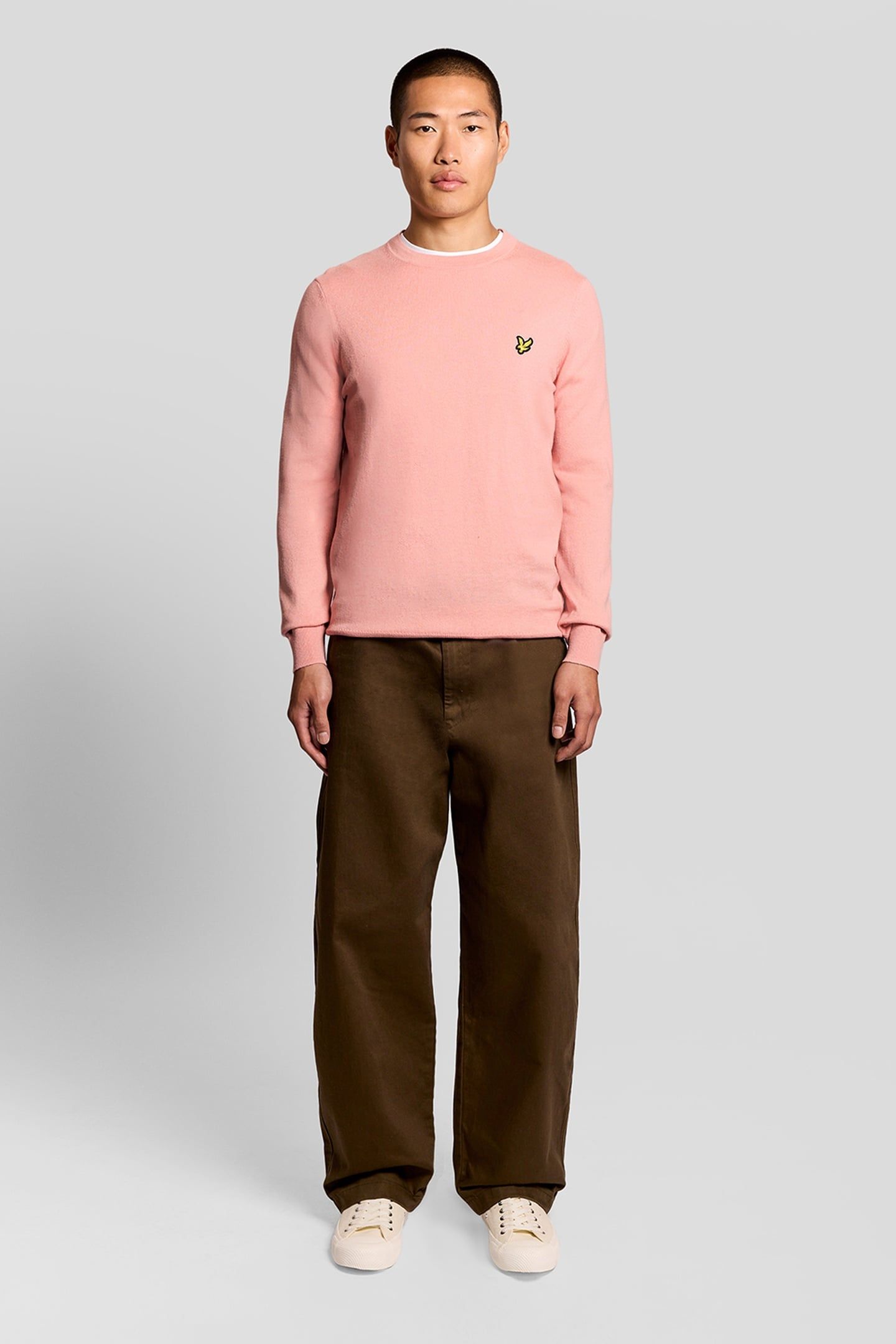 COTTON MERINO CREW NECK JUMPER BLOSSOM 2