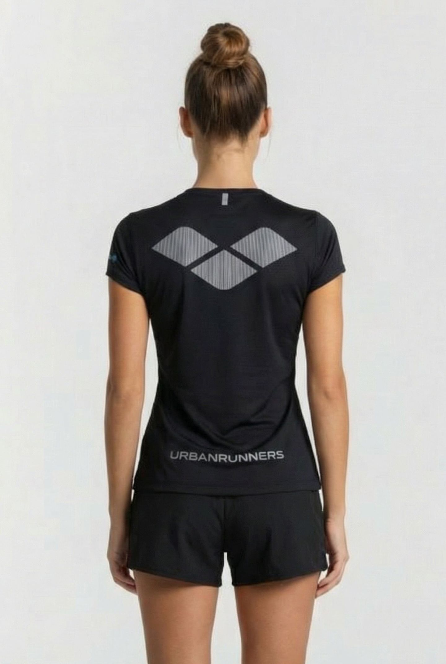 W RUN S/S MESH UR BLACK UR 2