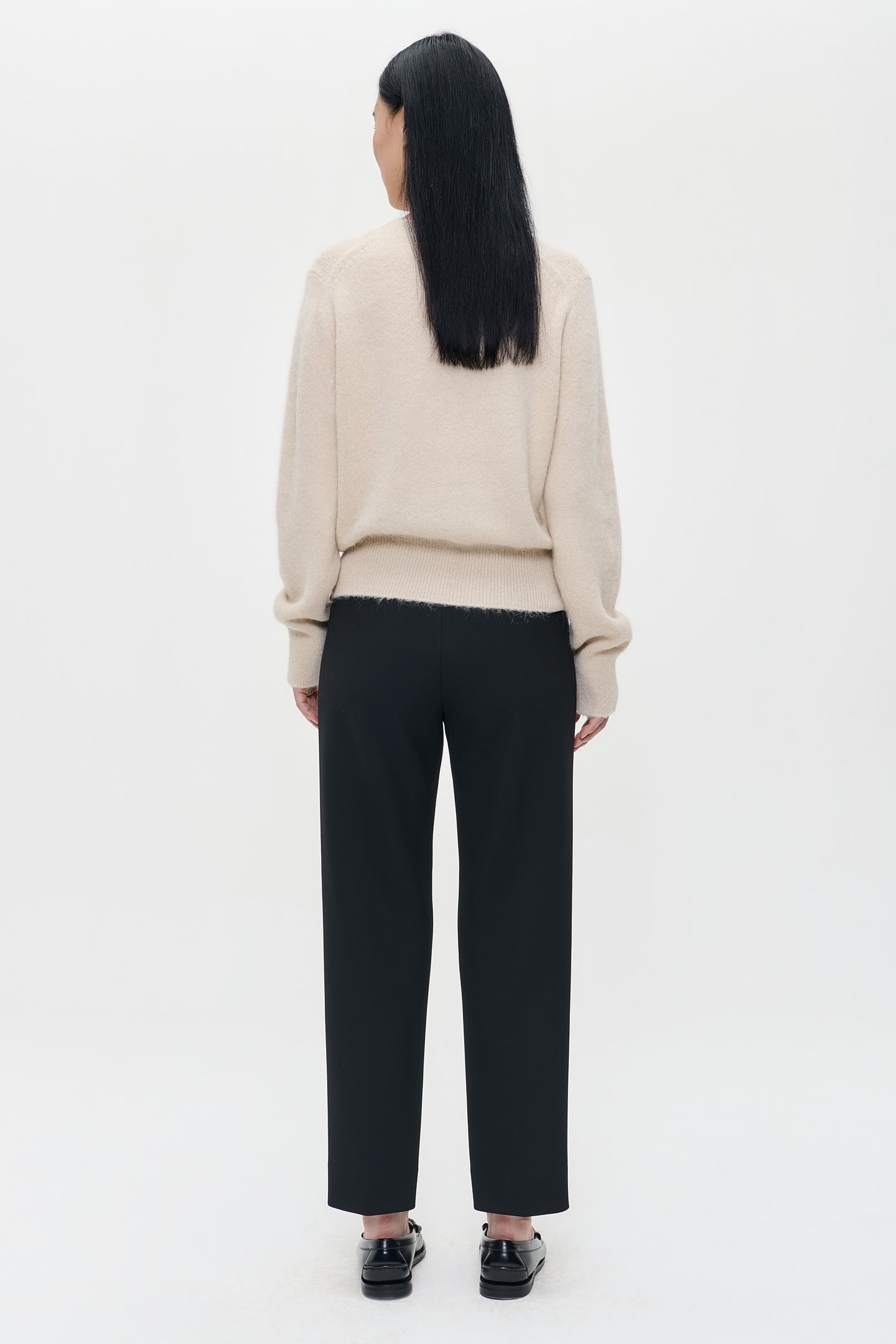 ALPACA ROUND NECK PULLOVER CREAM 3