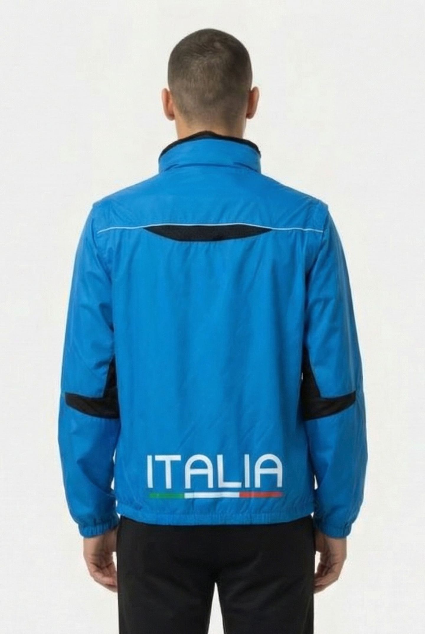 HOODED F/Z WINDBREAKER FITR PIX-BLUE/BLACK 2