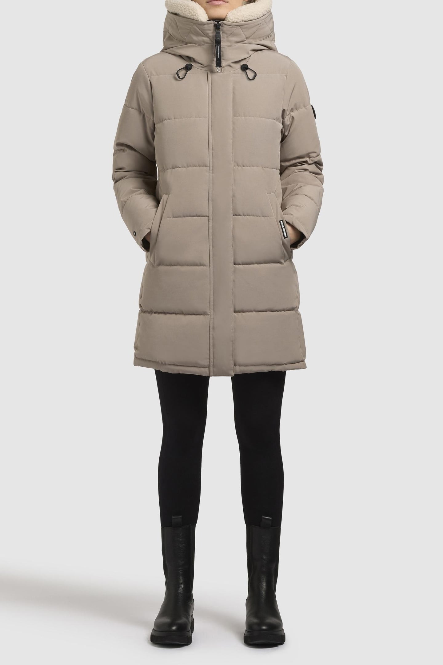FALTD TEDDY COAT GREIGE 4
