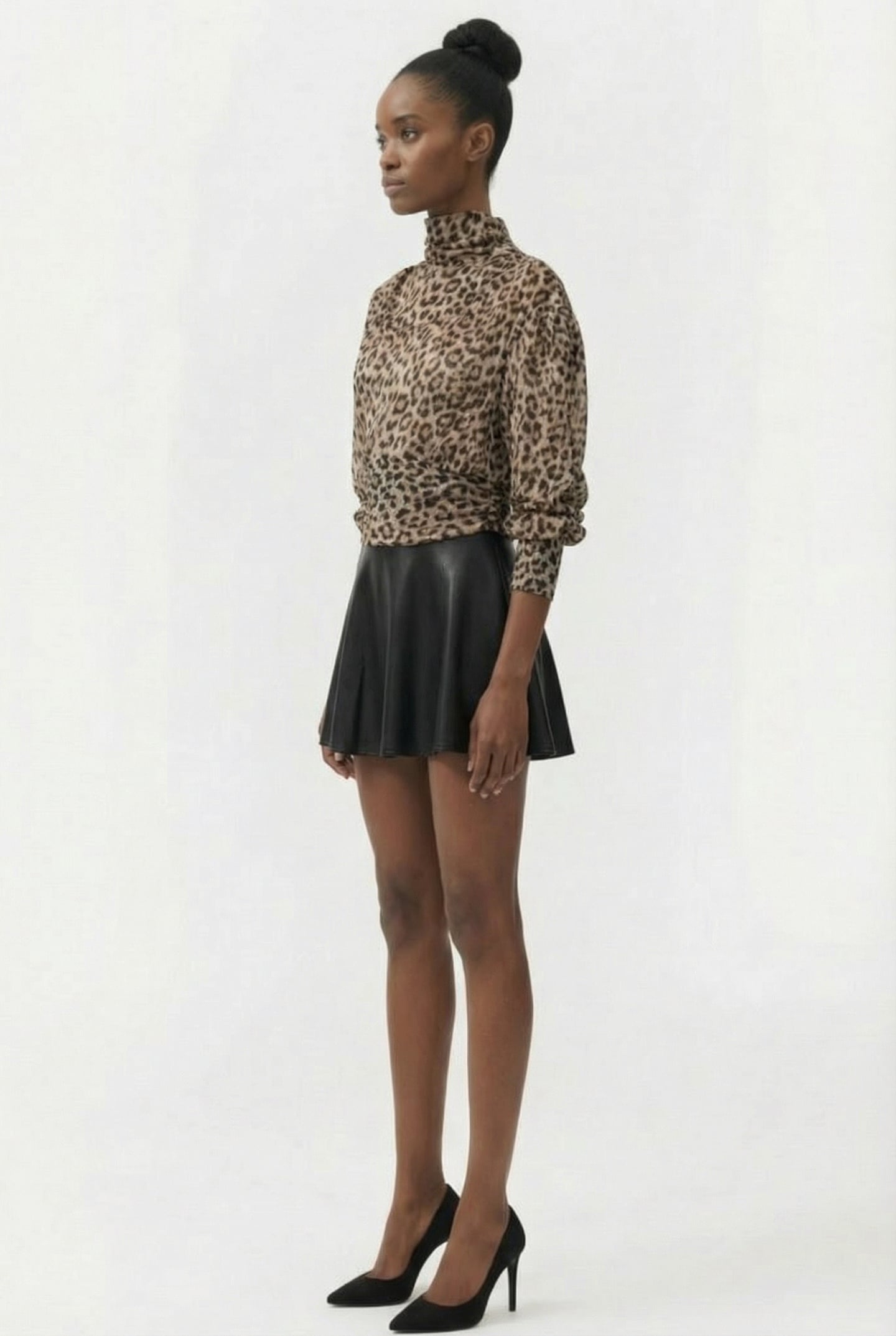 MEIKO TOP BLACK LEOPARD 3