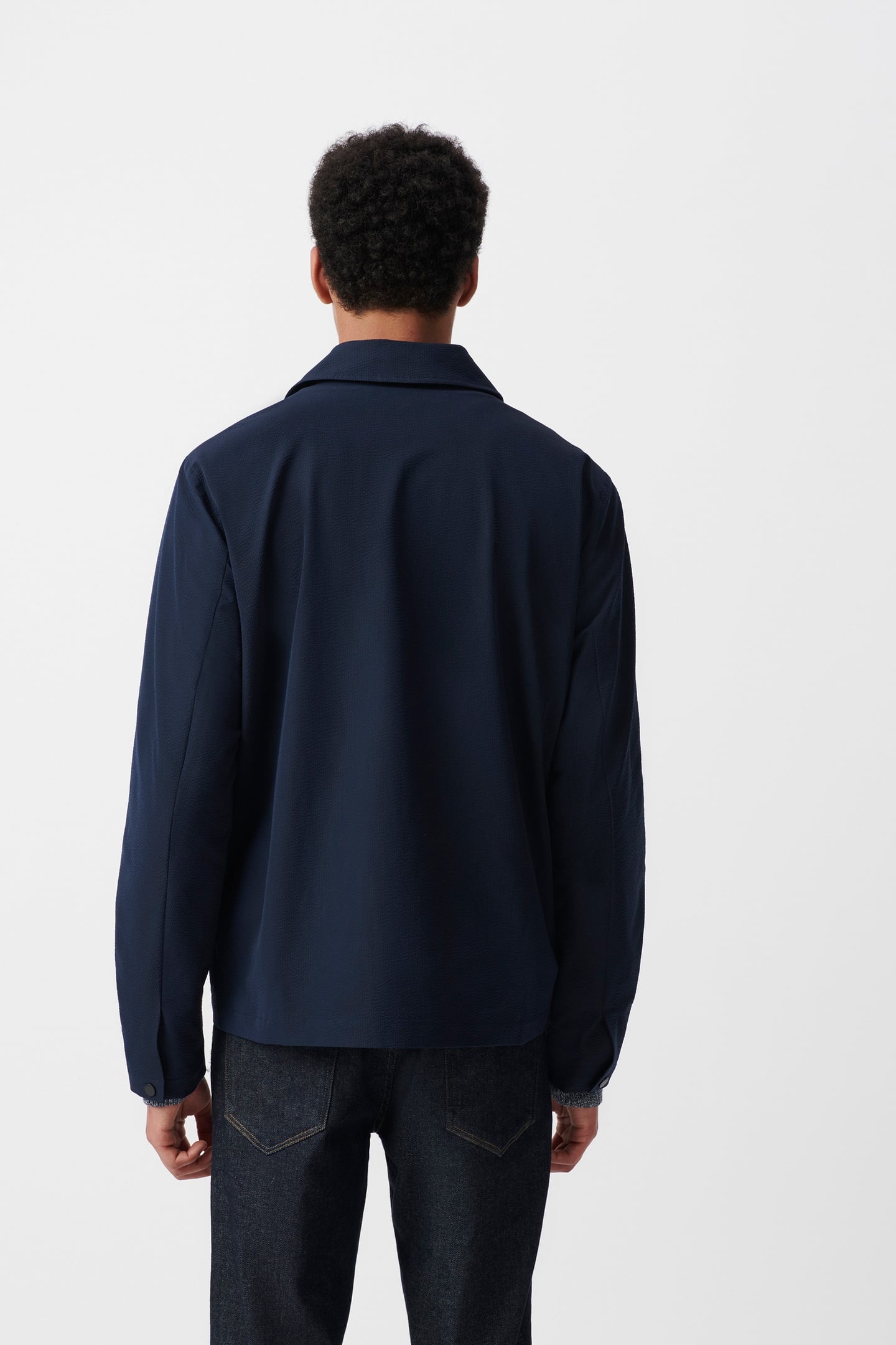 NAVY COOLMAX SEERSUCKER JACKET 3