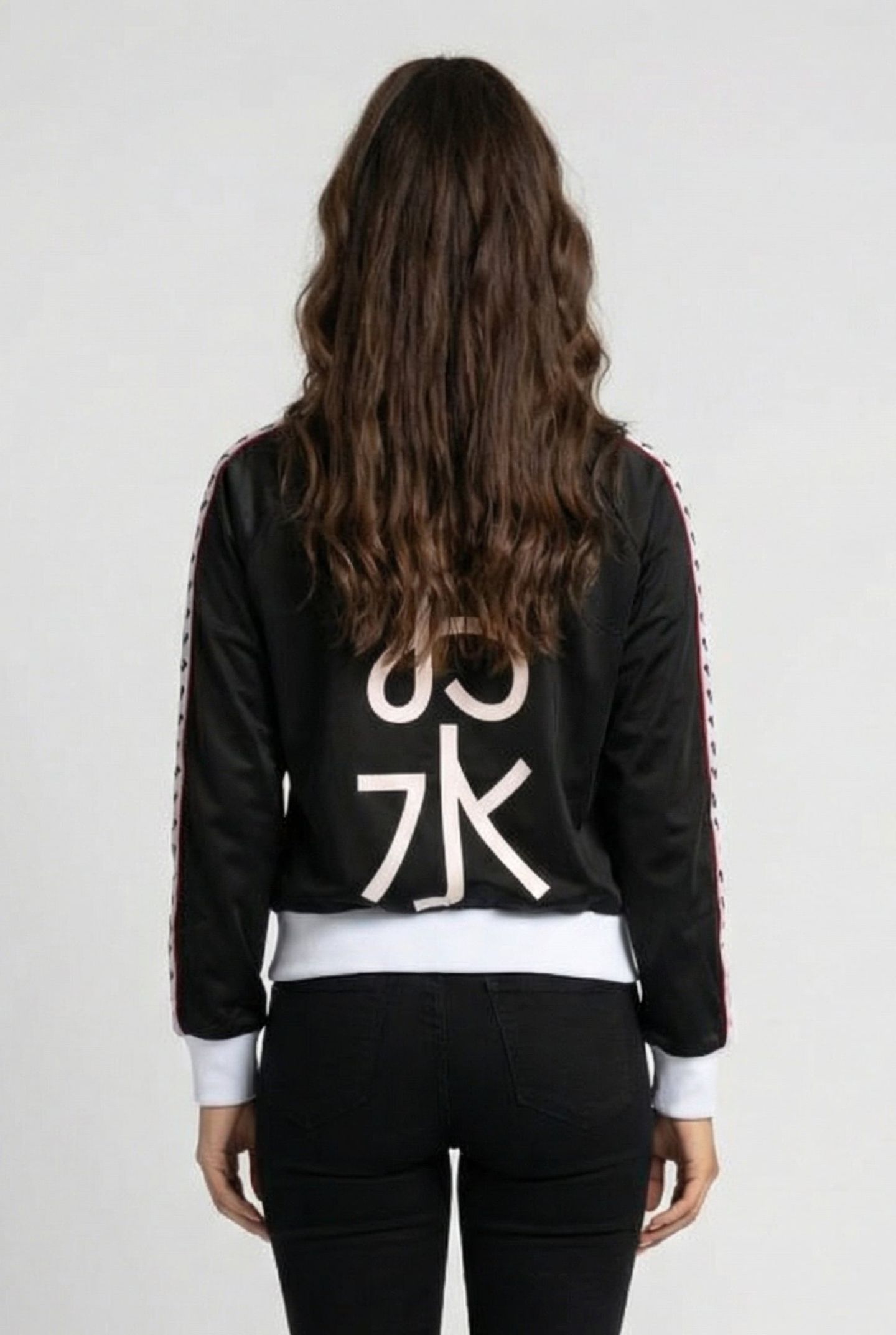 W RELAX IV TEAM JACKET MIZU BLACK WHITE BLACK 2