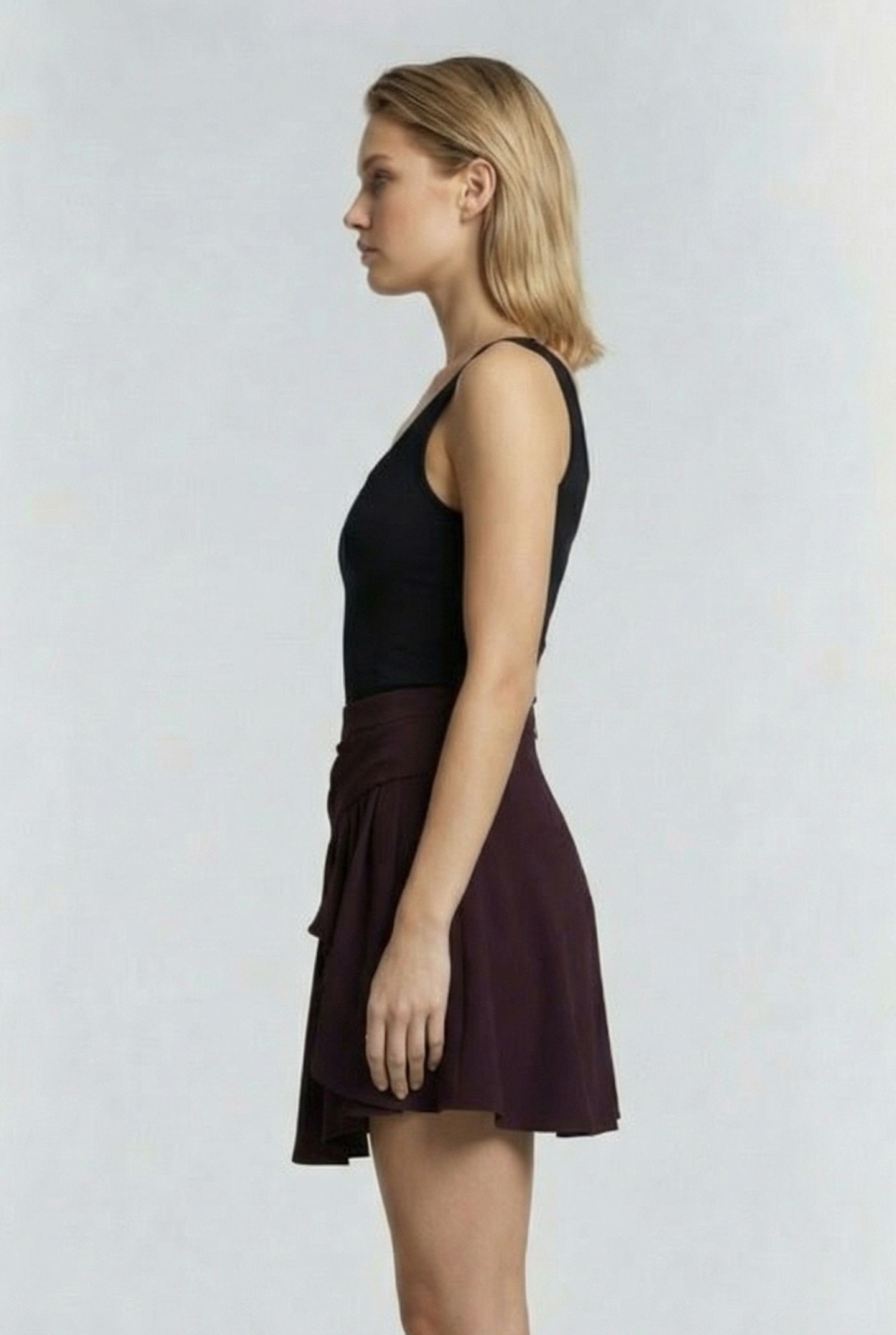 SENIA SKIRT BURGUNDY 3