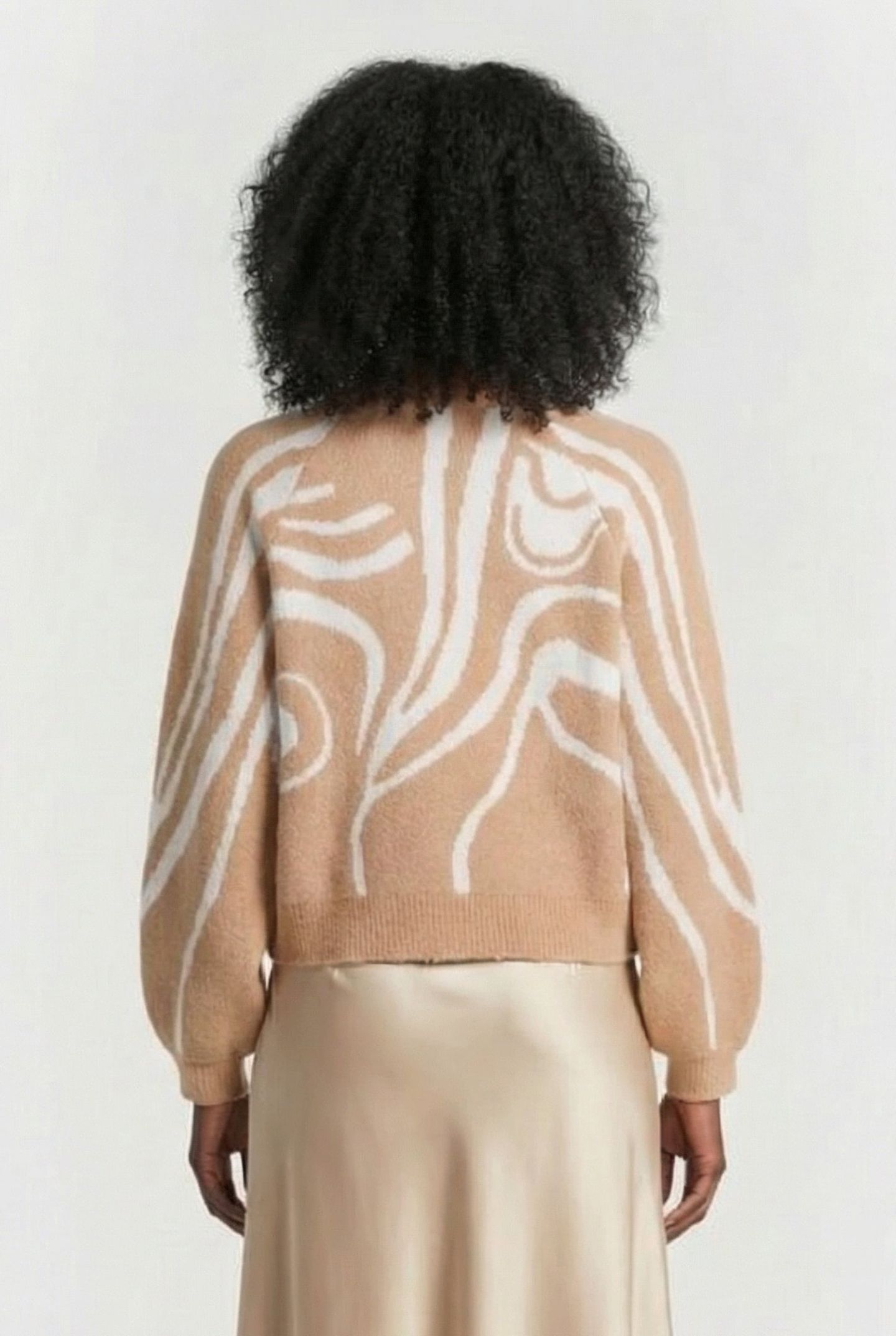 SWIRL CREW TAN/IVORY 2