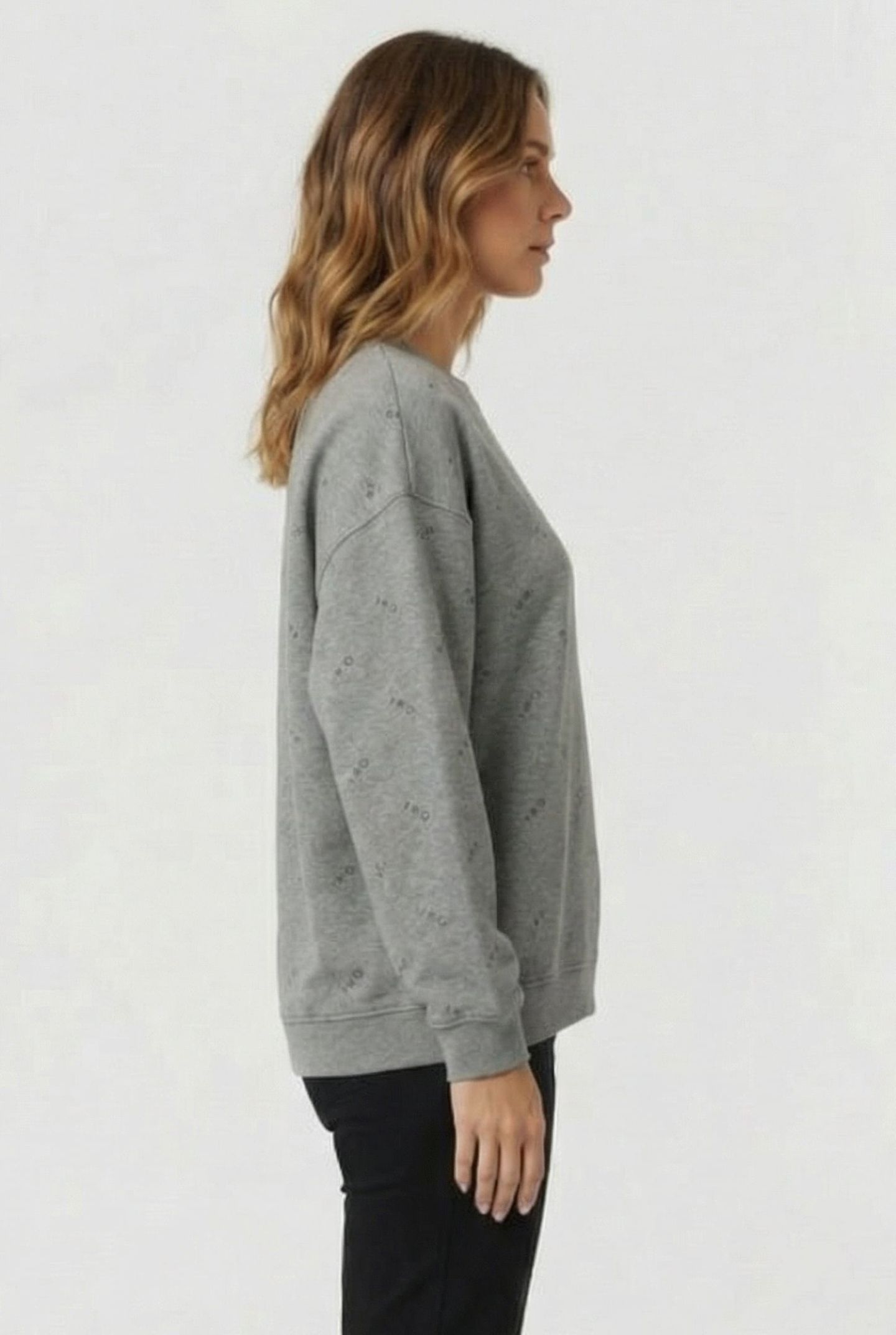 OLGA SWEAT MIXED GREY 3