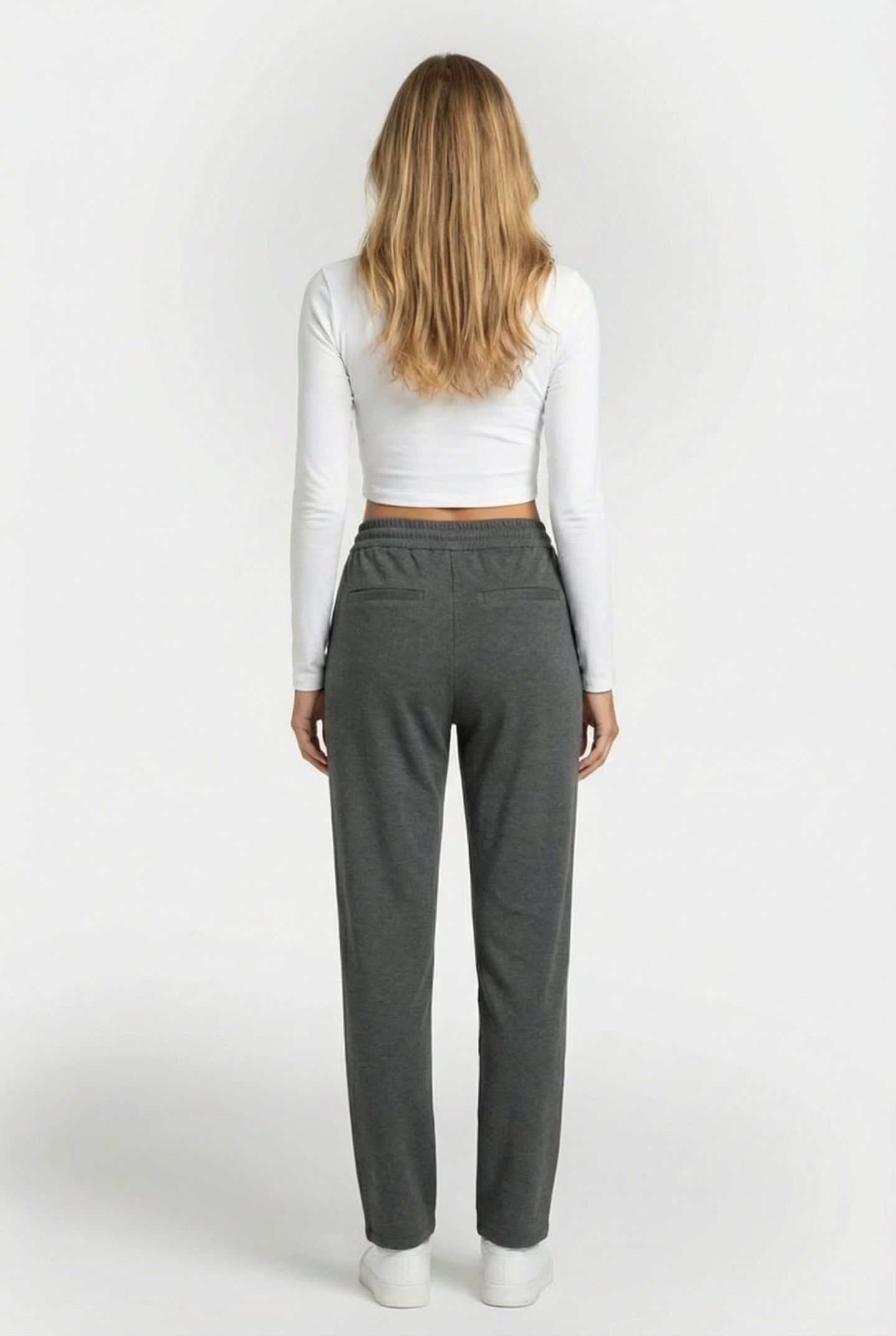 S.OLIVER PANT GREY/BLACK 2
