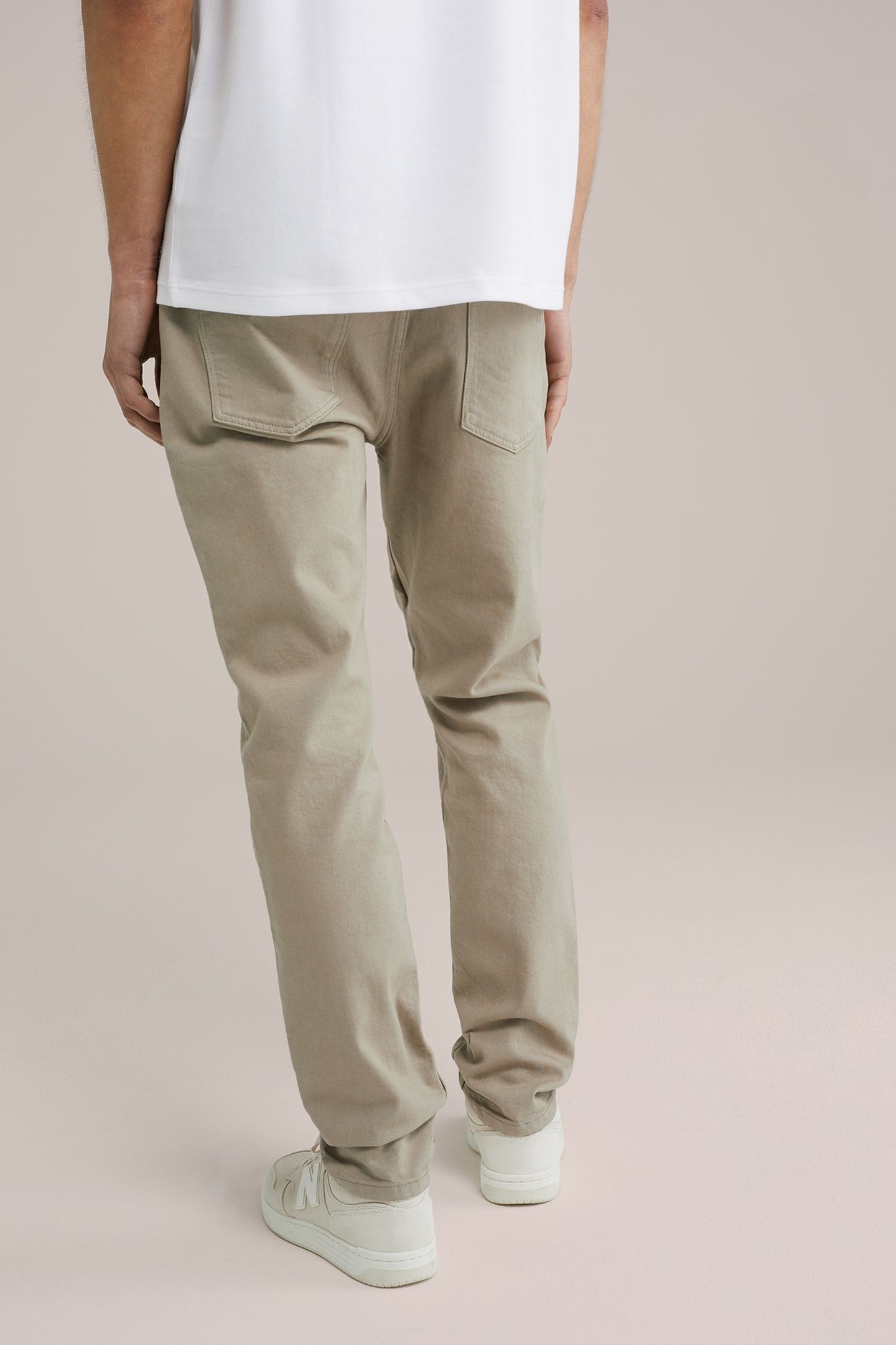 5-POCKET MID WAIST LIGHT BROWN 8