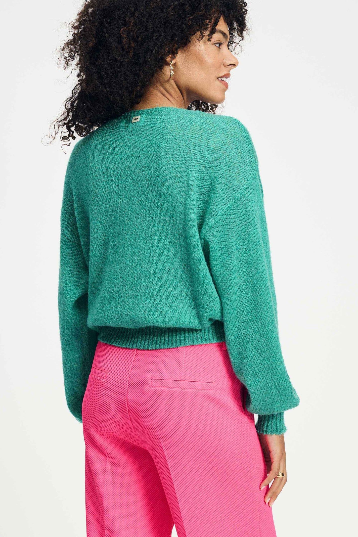 PANTS WIDE LEG VIBRANT PINK 4