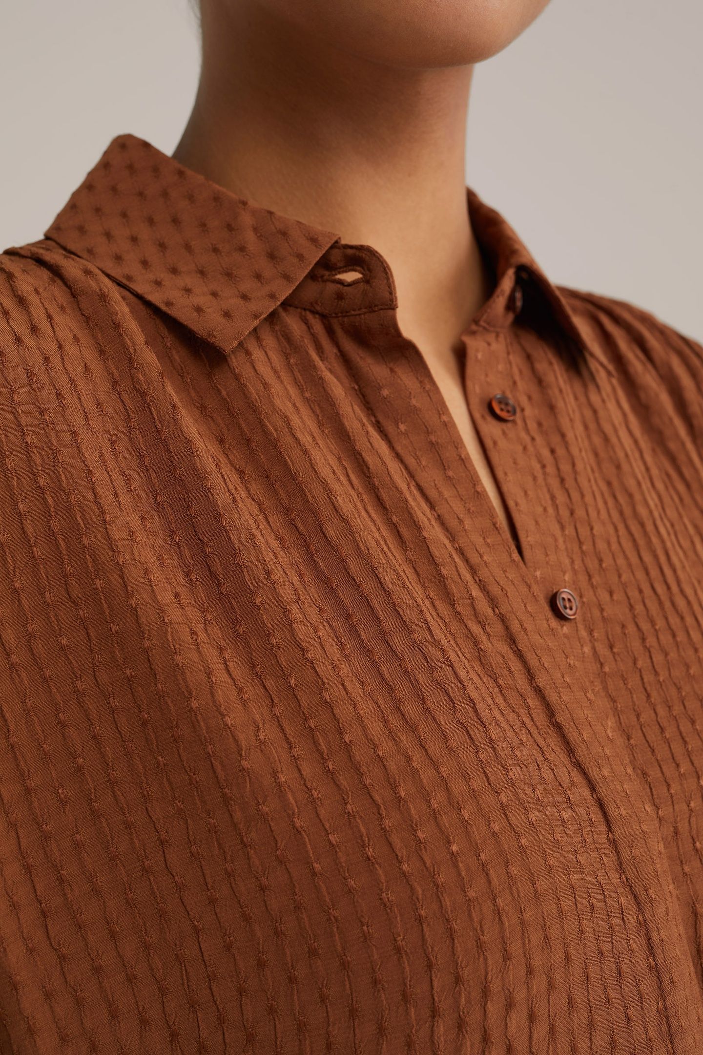 BLOUSE BROWN 5