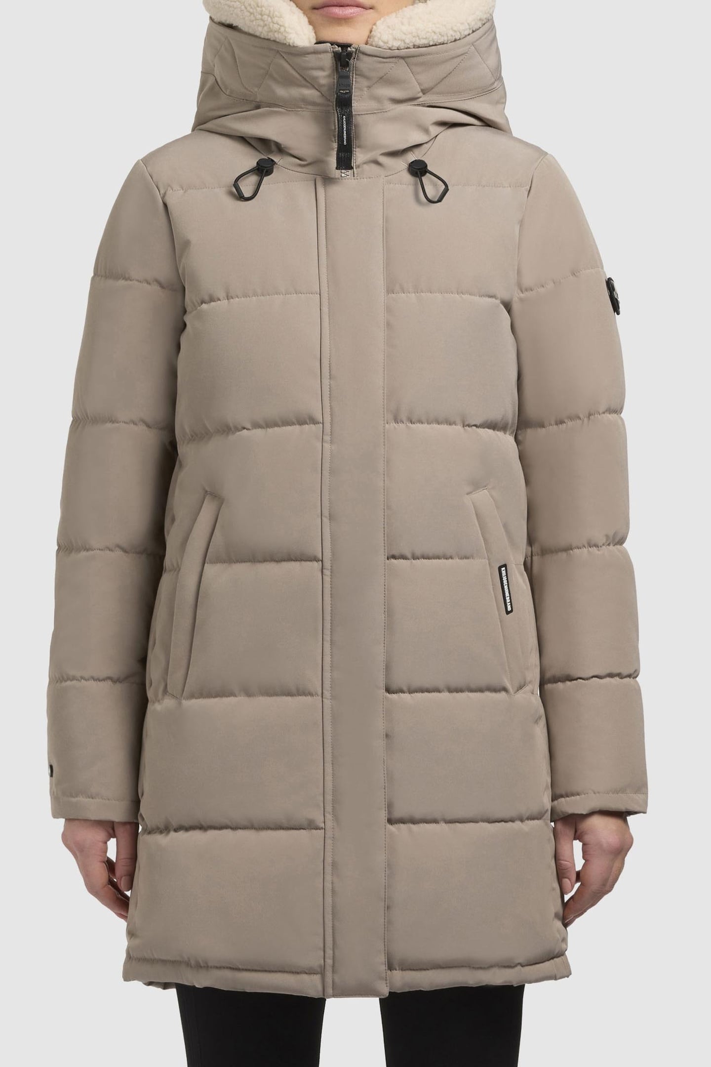 FALTD TEDDY COAT GREIGE 1