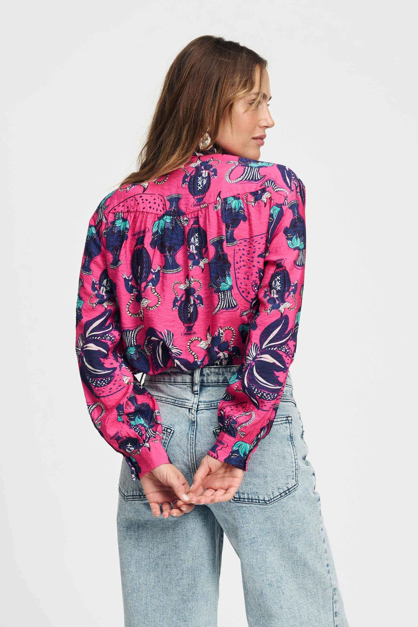BLOUSE MILLY VASES PINK 3