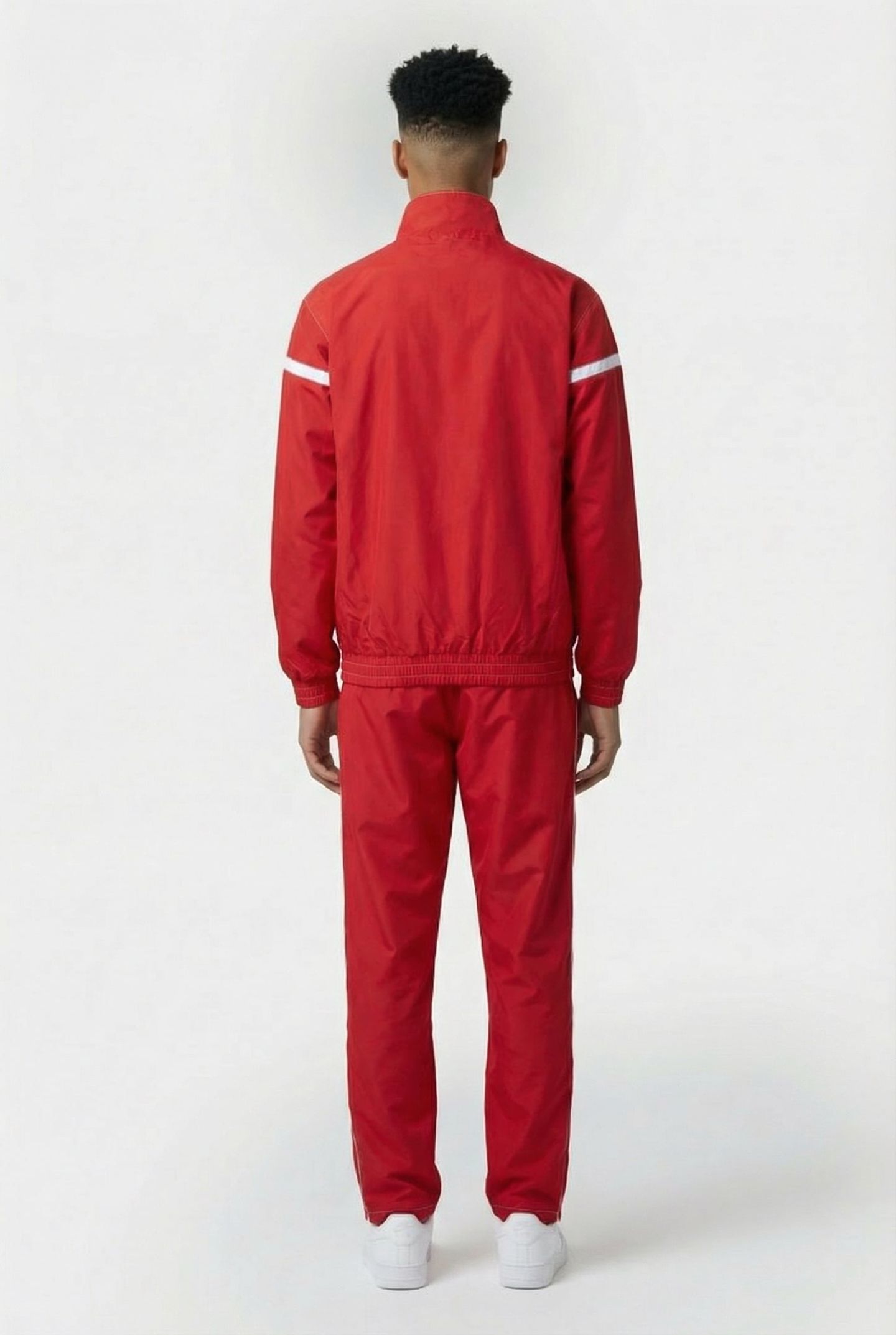 TARIDA RED/WHITE/METALLIC-GREY 2