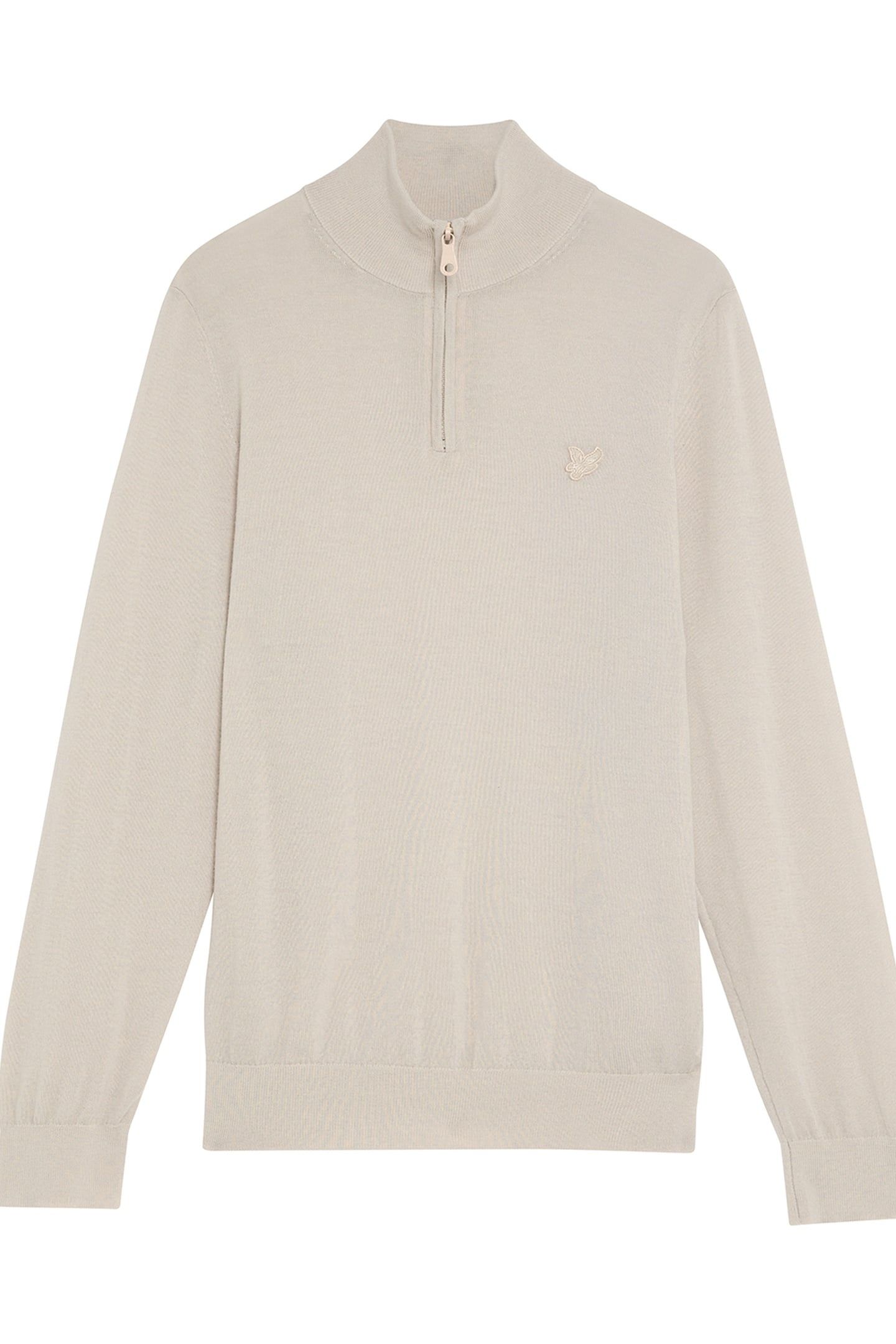 TONAL EAGLE MERINO QUARTER ZIP JUMPER COVE 4