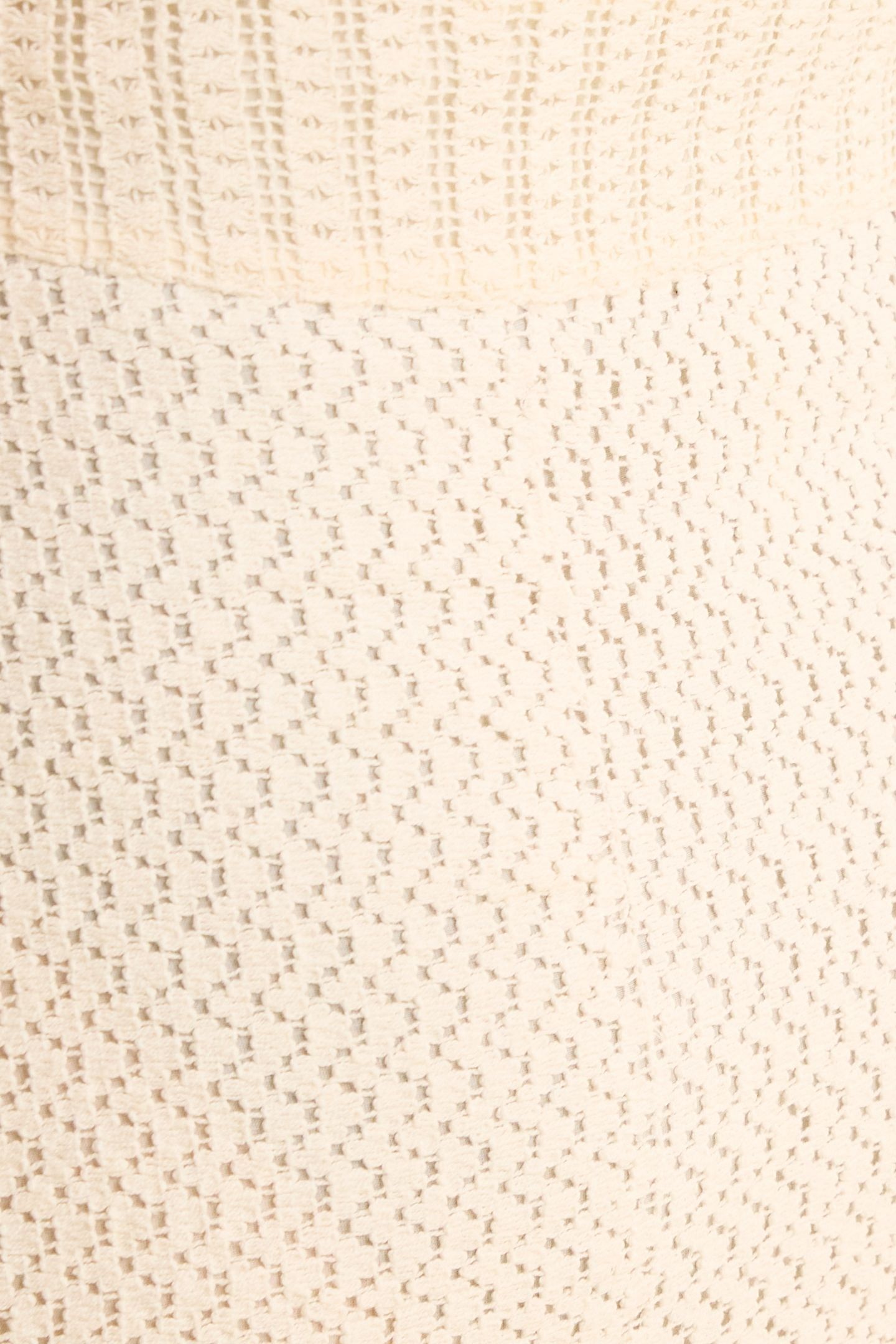 SHORT ECRU LACE SKIRT ECRU 8
