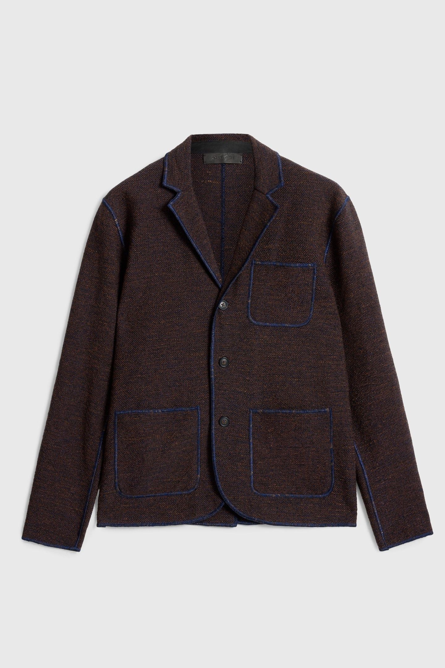 ADRIANO REGULAR FIT BLAZER CARDIGAN JKT LAKE BLUE 2