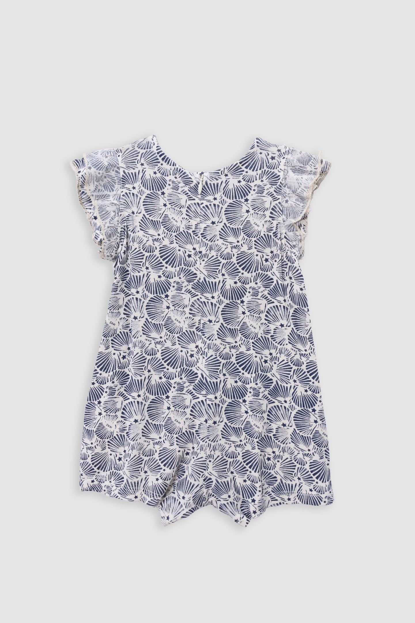 SHORT SEASHELL-PRINT JUMPSUIT 2