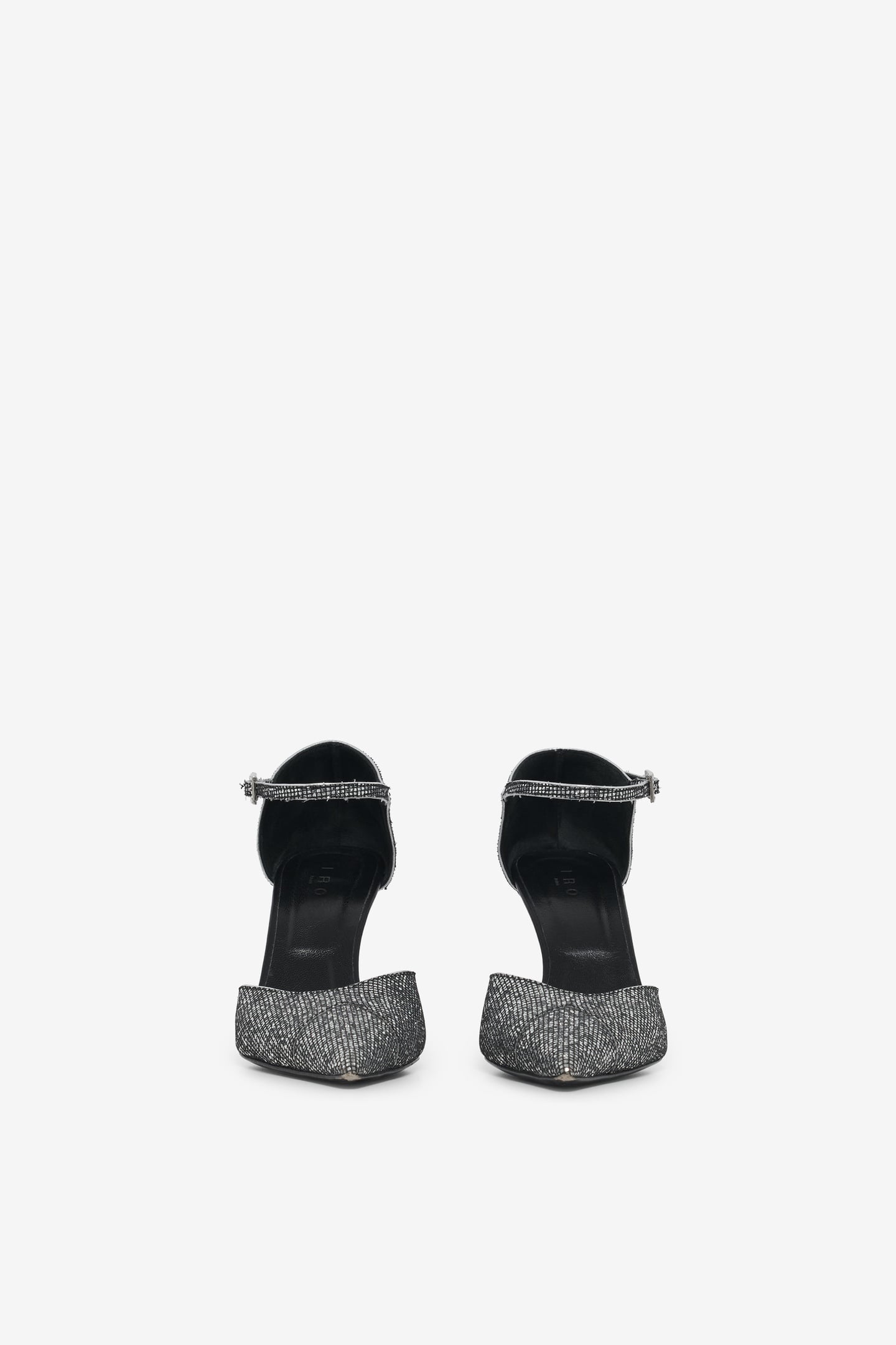 ZANIAH GLITTER PUMPS BLACK/SILVER 3