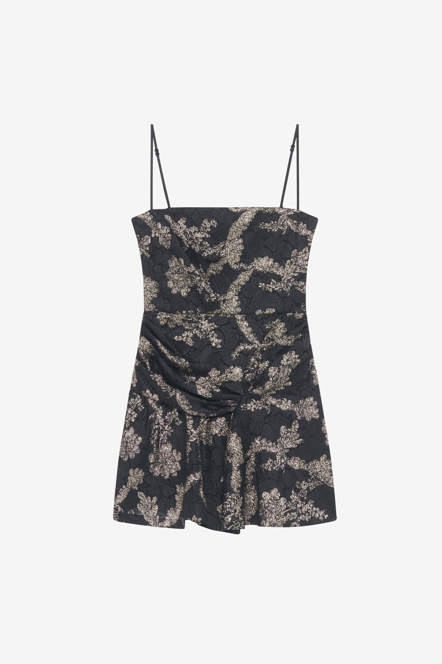 THALIA DRESS BLACK/GOLD 3