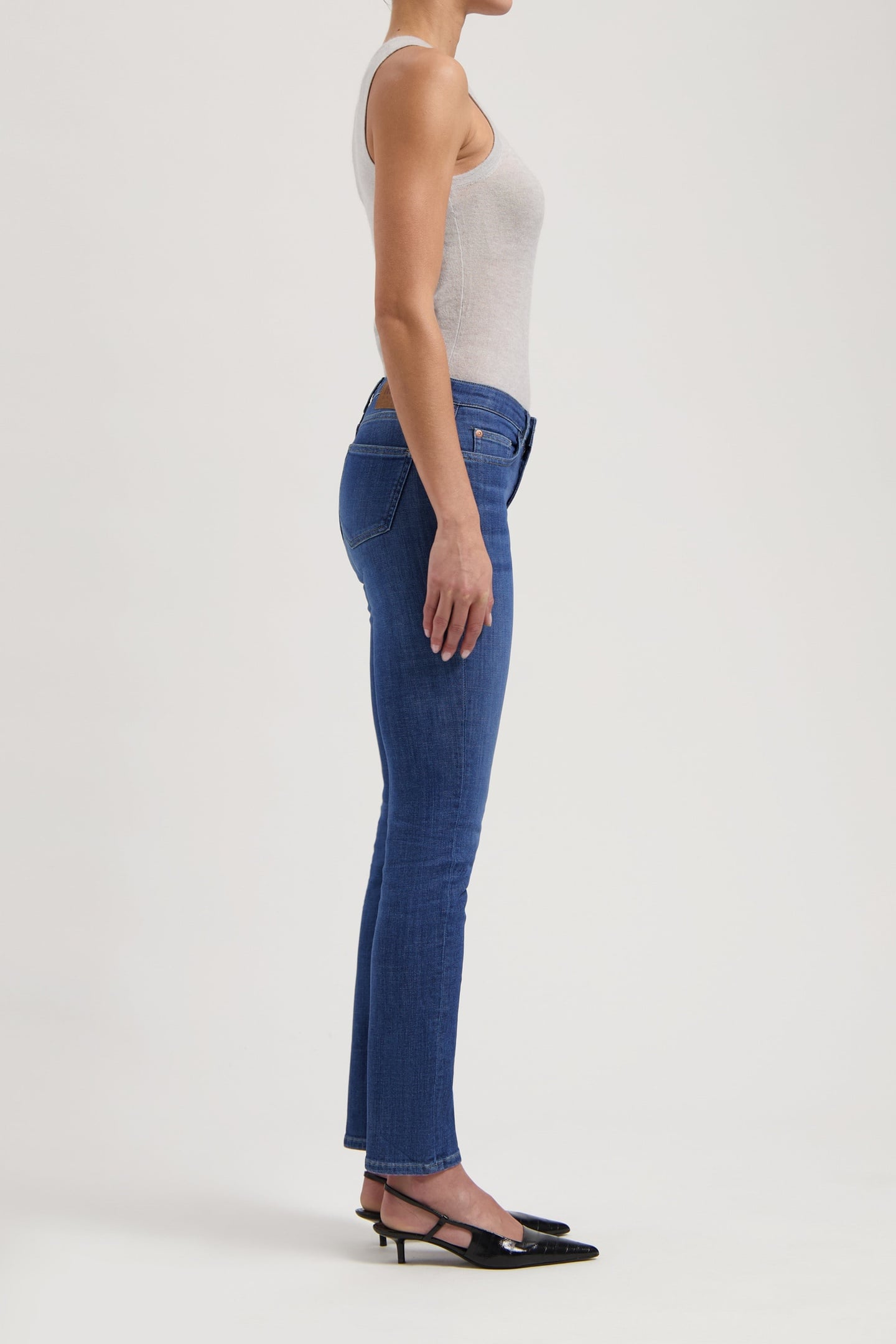 FAYE LOW SLIM STONE INDIGO 6