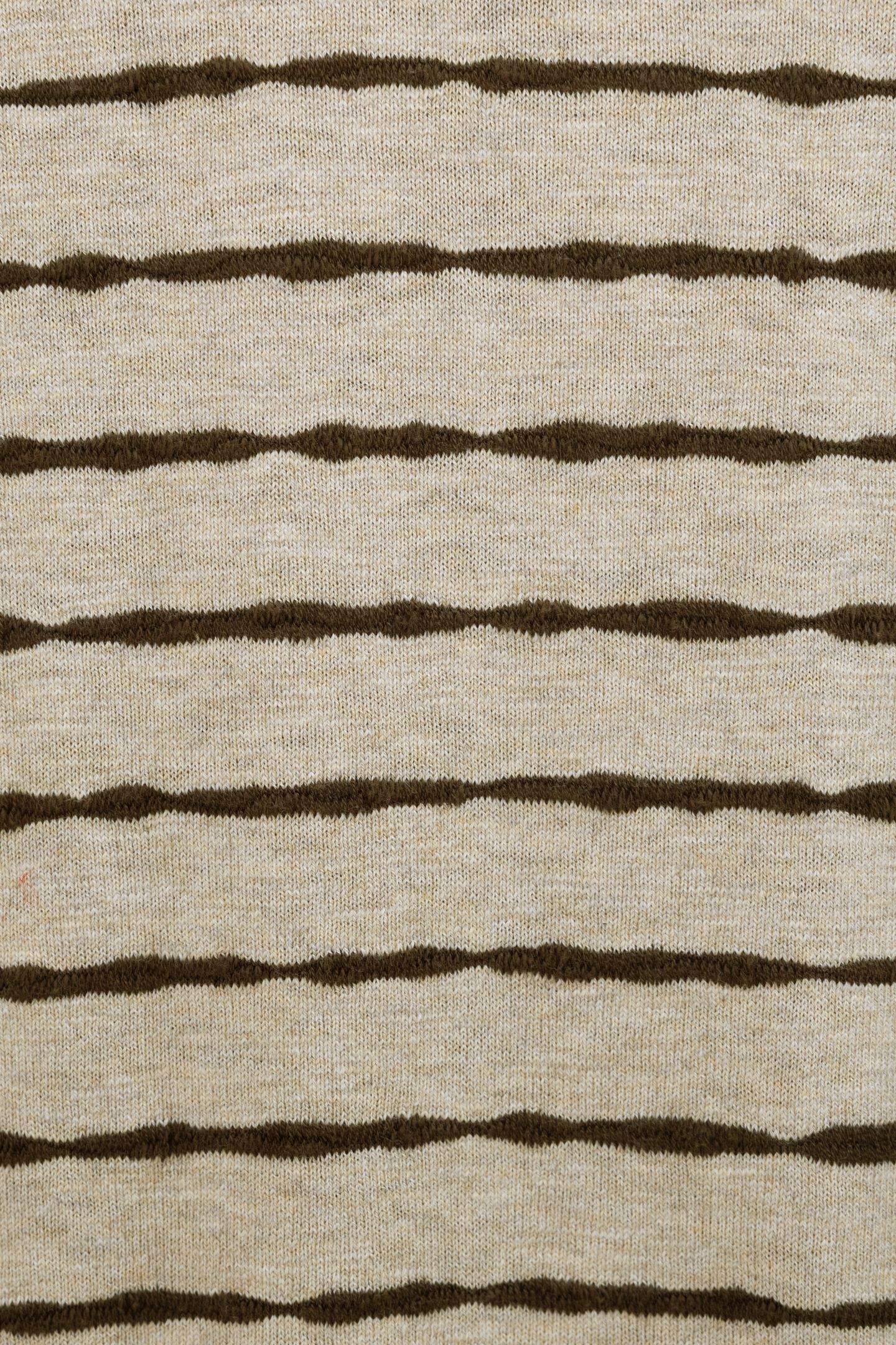 BEIGE FINE KNIT SAILOR SWEATER, KHAKI STRIPES 2