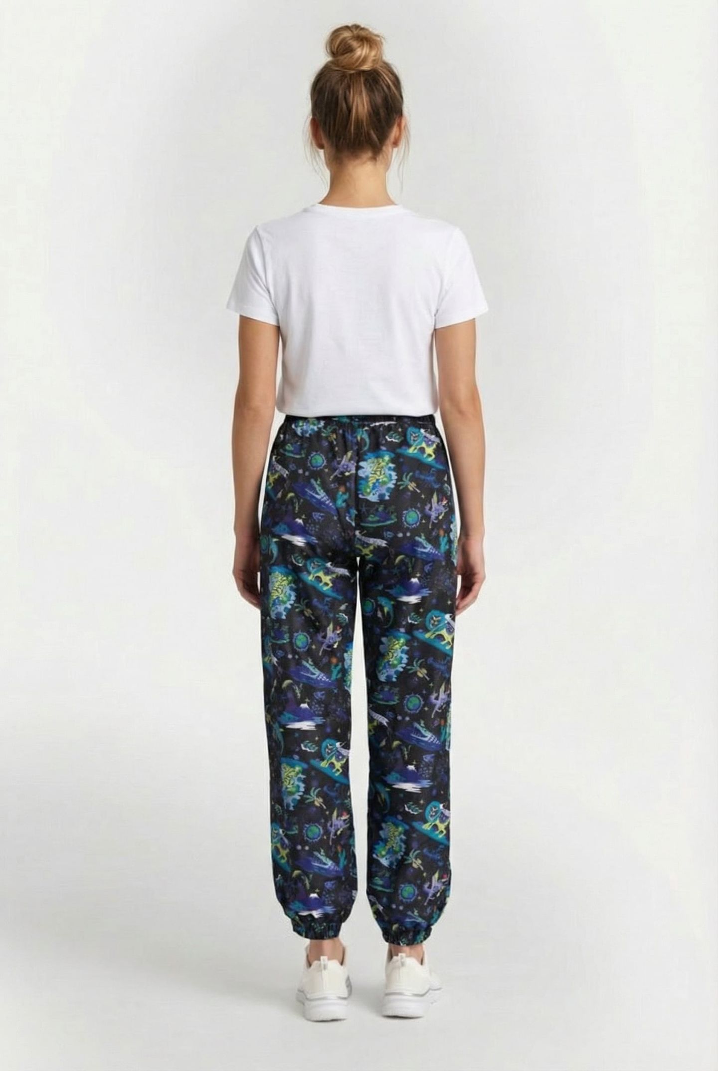 WOMEN'S ARENA FUN PLANET PANT BLACK MULTI 2