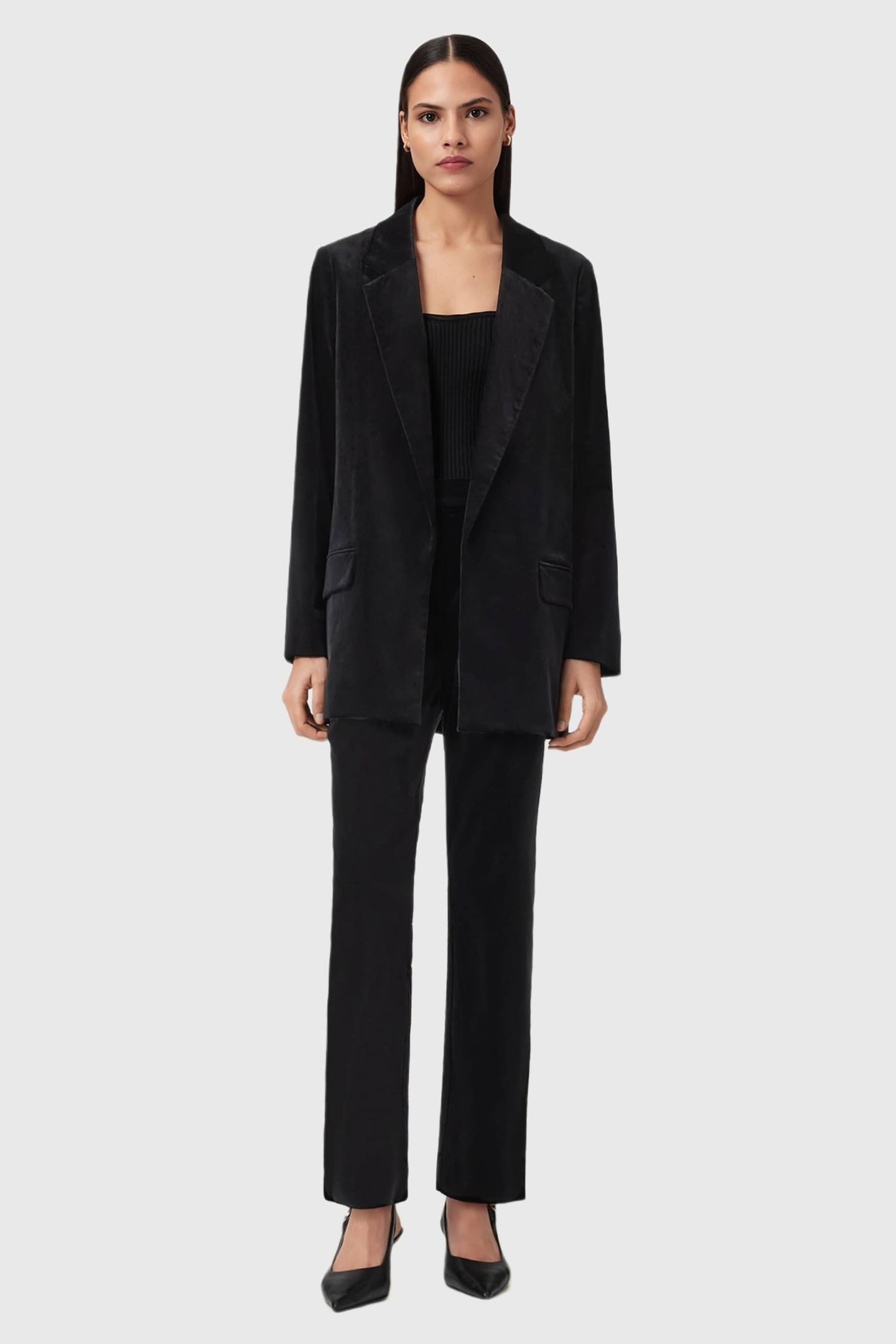 ALEIDA VEL TROUSER BLACK 2