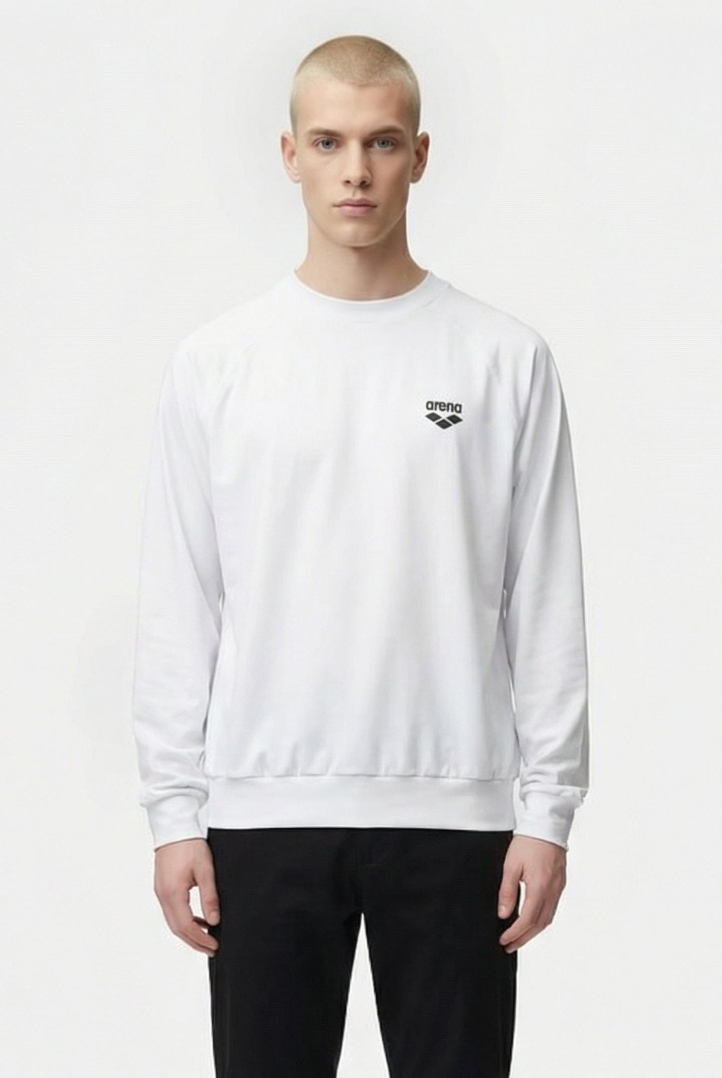 MEN'S CREW SWEAT MPH WHITE 1