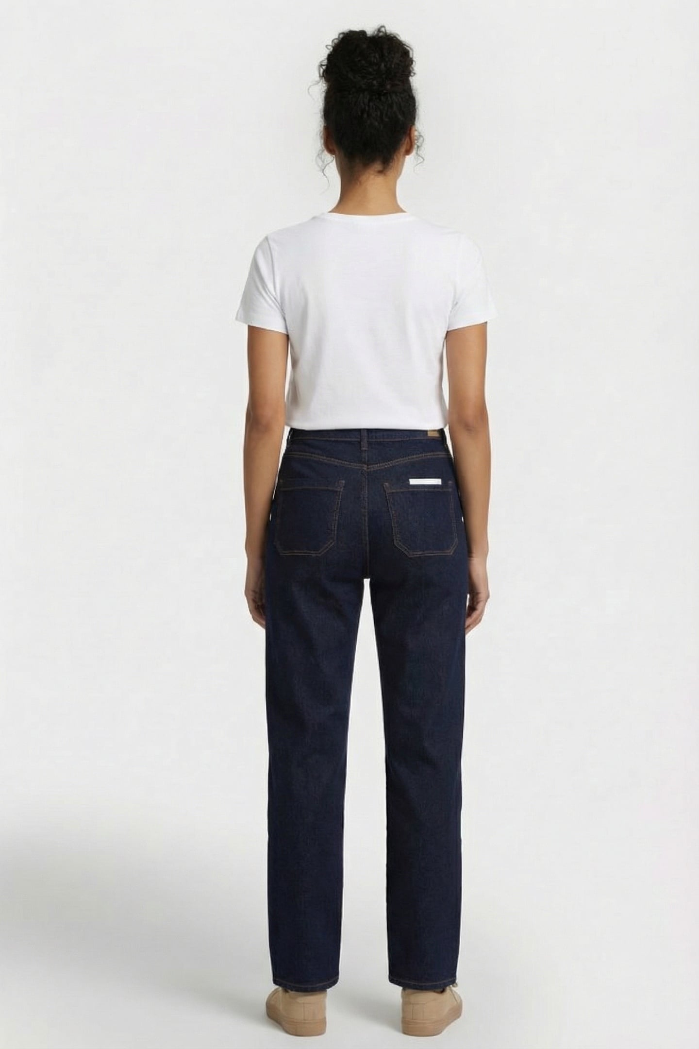 STRETCH WIDE FLARE DENIM CLEAN INDIGO 2