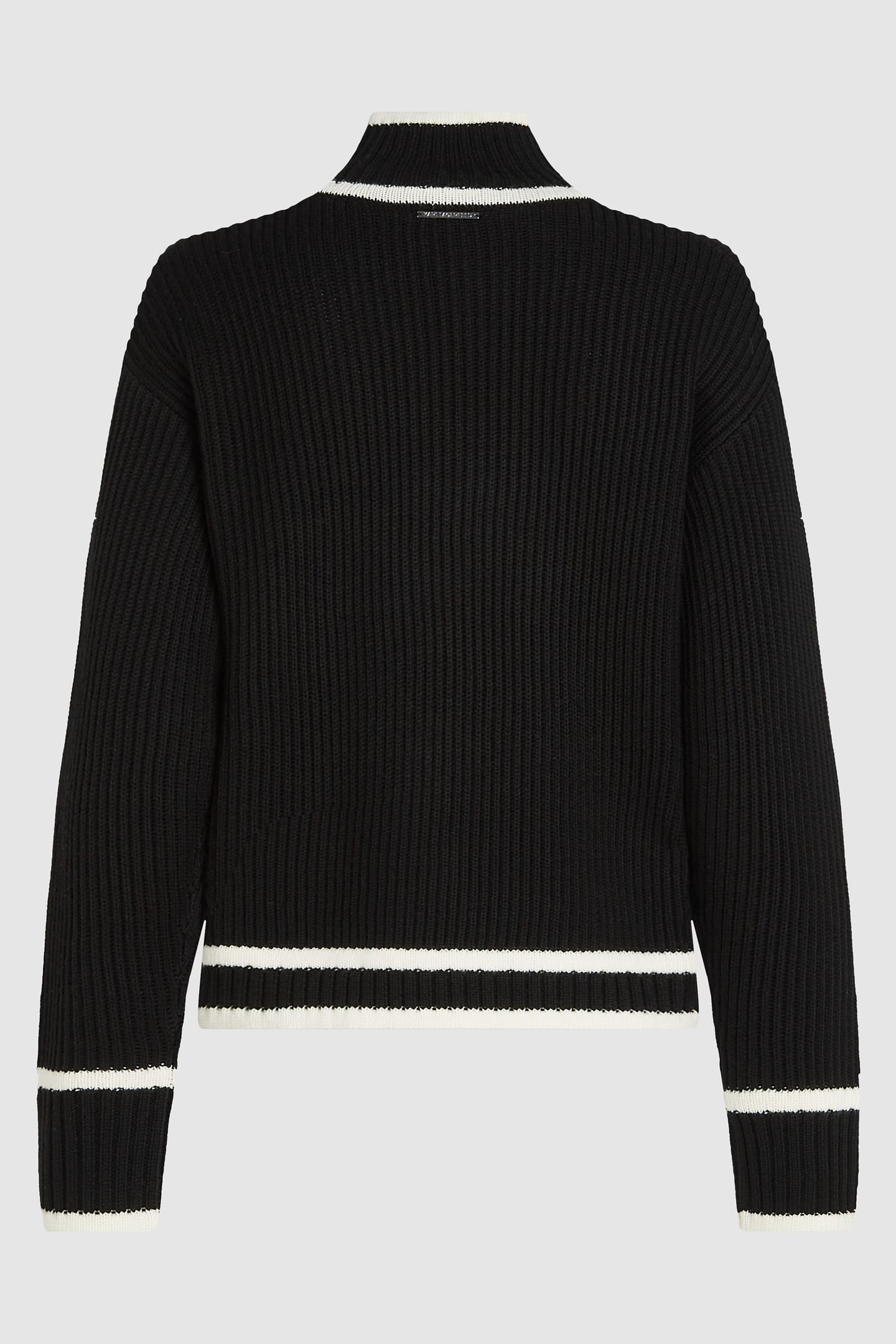 BLACK SOUTACHE AUTOGRAPH KNIT 6