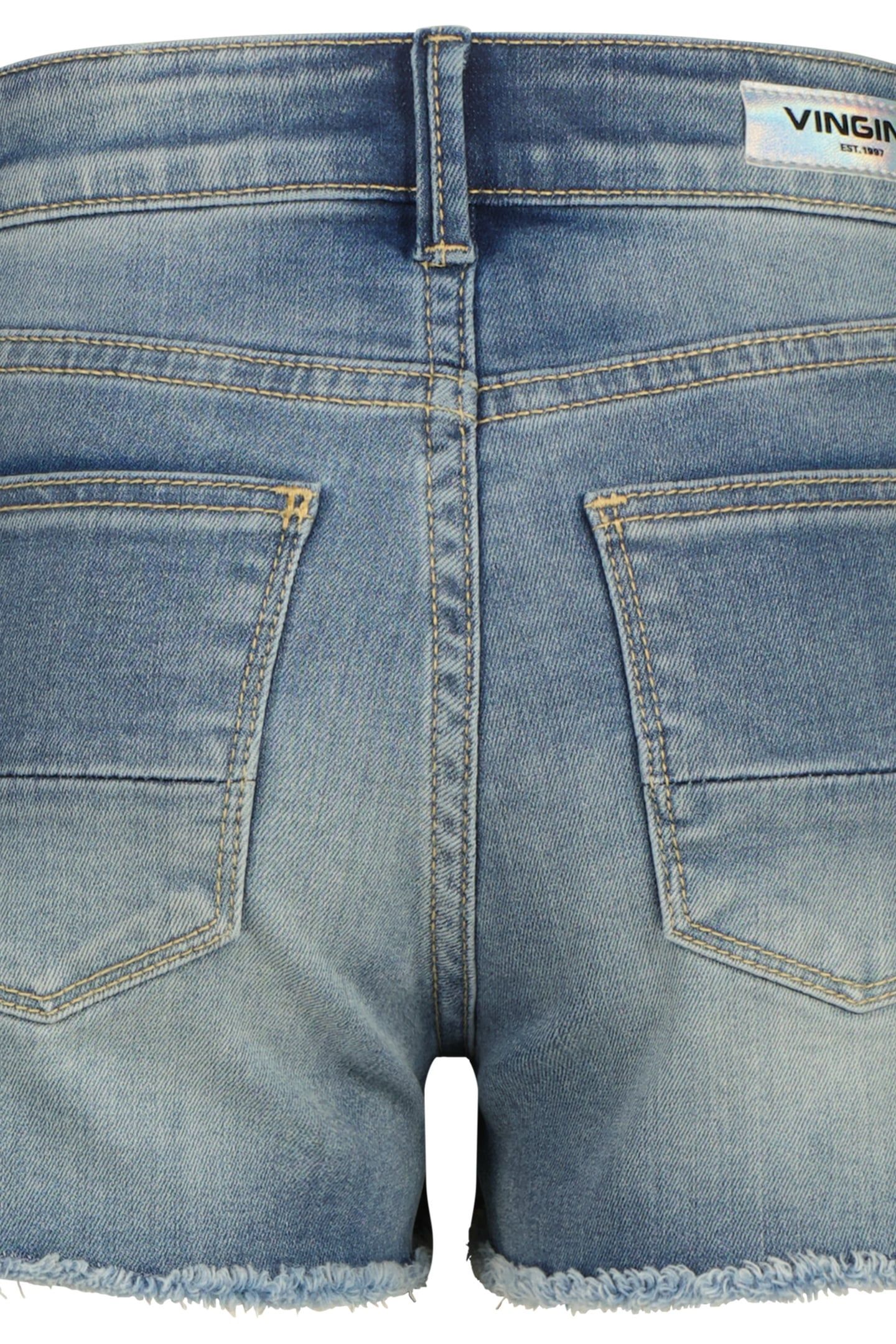 DAFINA HEART MID BLUE WASH 6