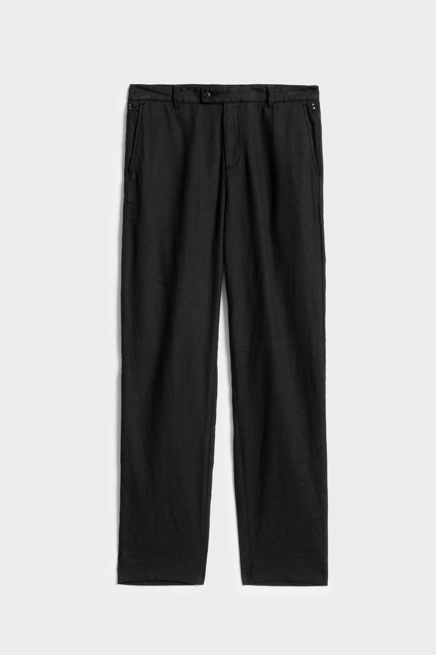 DUNCAN PANTS - EXTENDED WAIST BAND PANTS BLACK 2