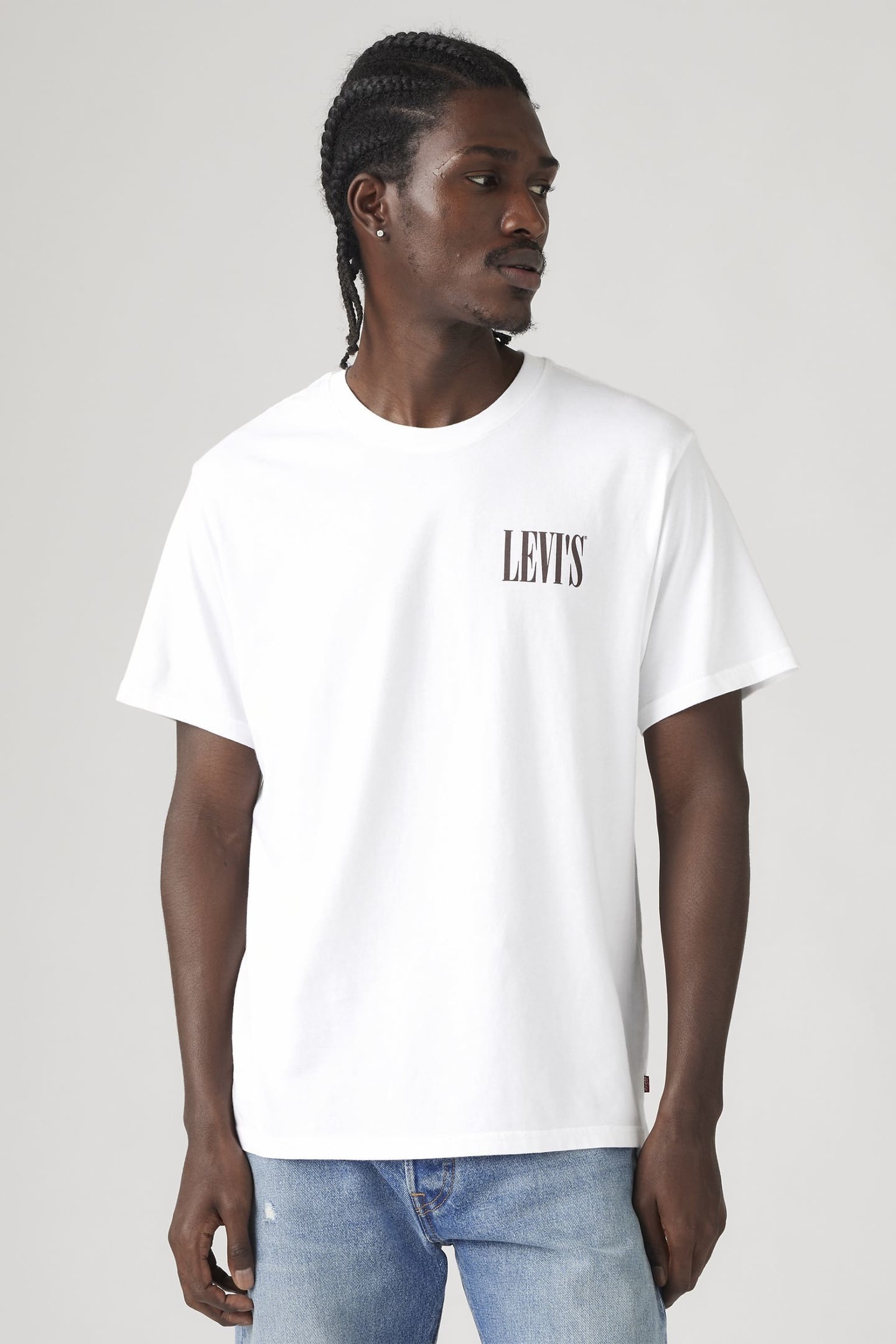 SS RELAXED FIT TEE SSNL SERIF LOGO BRIGH 3