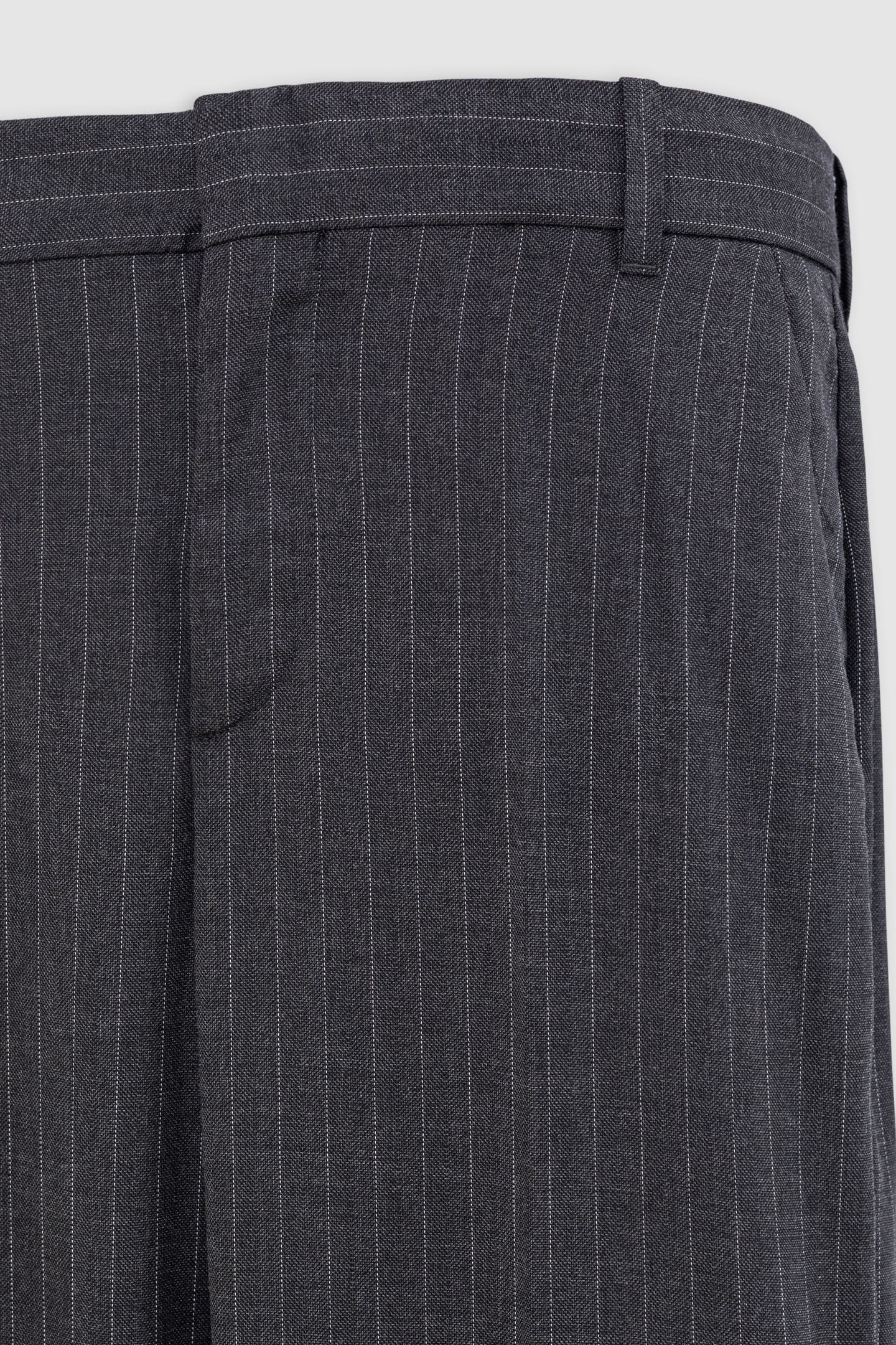 GREY SUIT PANTS WITH TENNIS STRIPES 2