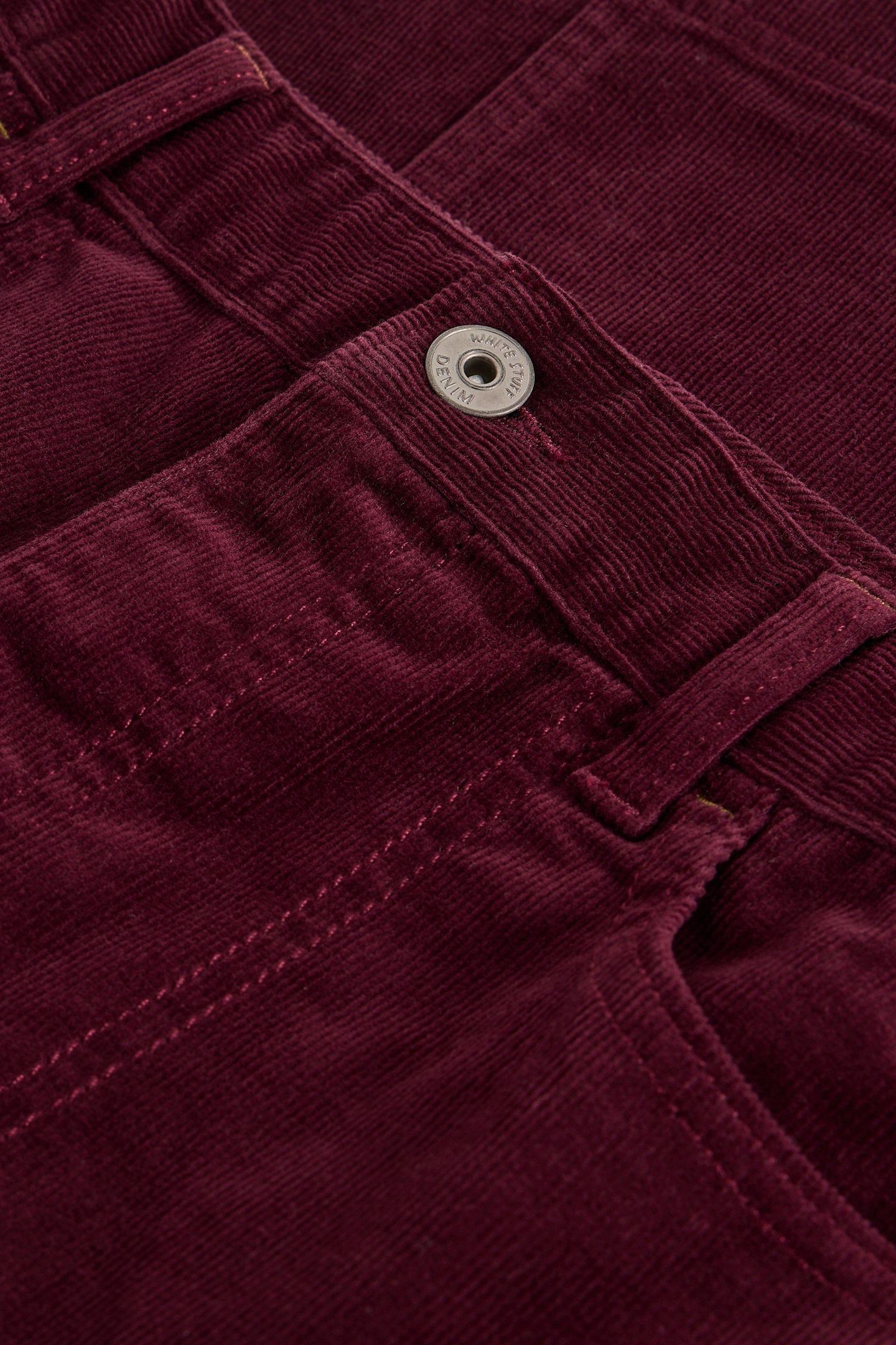 TIA CORD SKIRT DARK PLUM 5