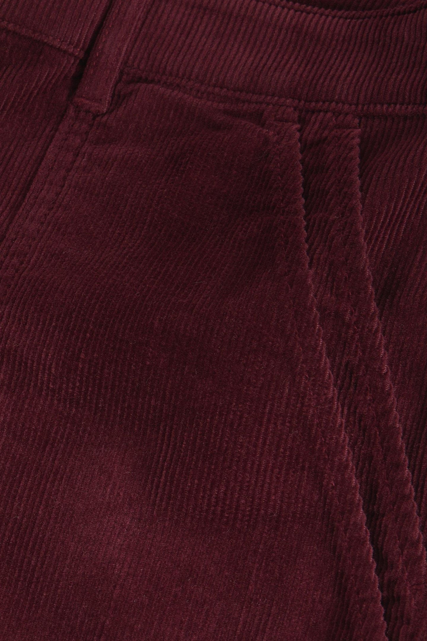 TWISTER CORD TROUSER DARK PLUM 4