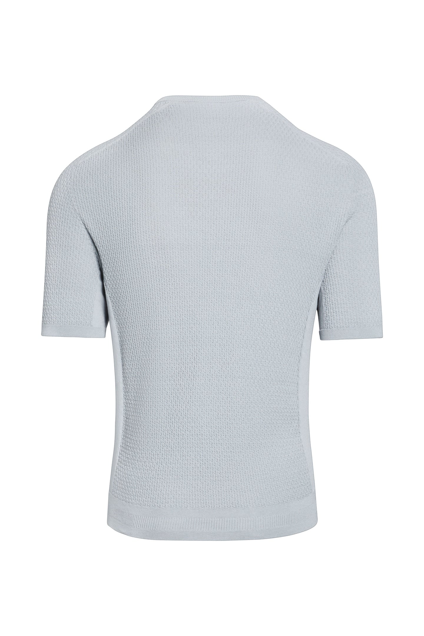 FOSOS V4.Y9.01 FLAT-KNIT-SHIRT CLOUD GREY 2