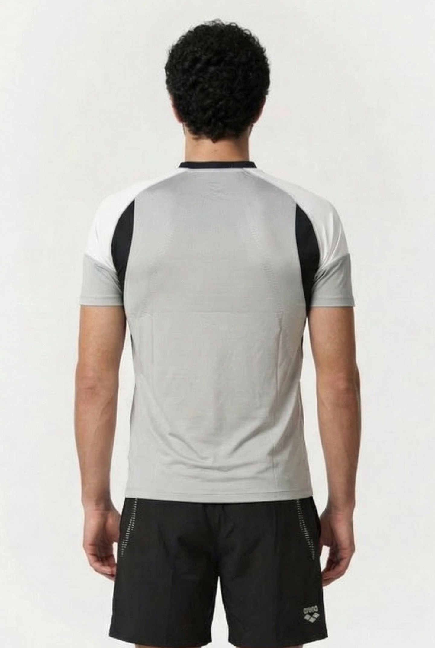 UNISEX TL TECH S/S RAGLAN TEE BLACK-GREY-ICE 2