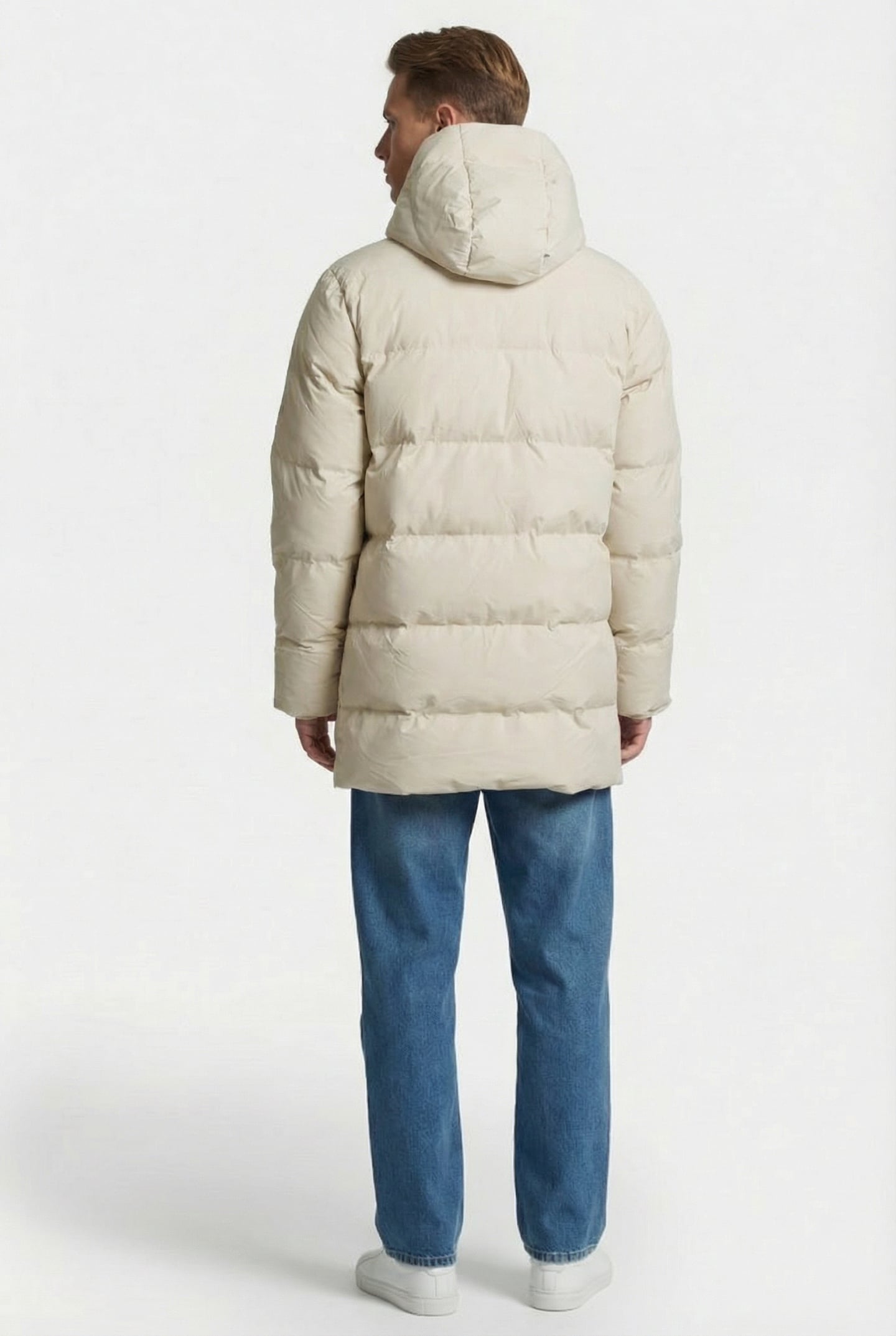 UNISEX ALTA LONG PUFFER CARGO JACKET W3T4 DUNE GRAIN 5