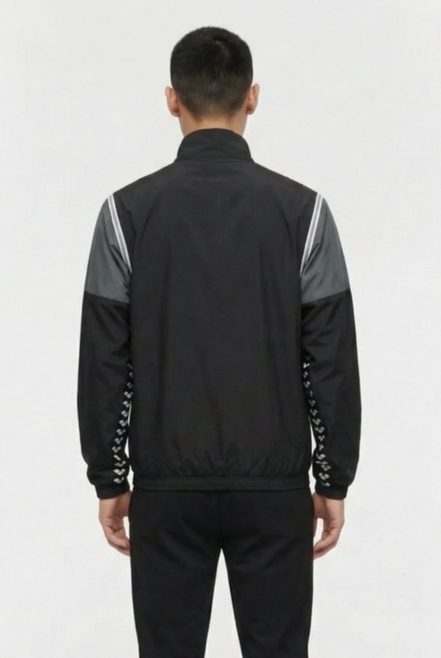 UNISEX ARENA ICONS JACKET CONVERTIBLE BLACK ASPHALT WHITE 3