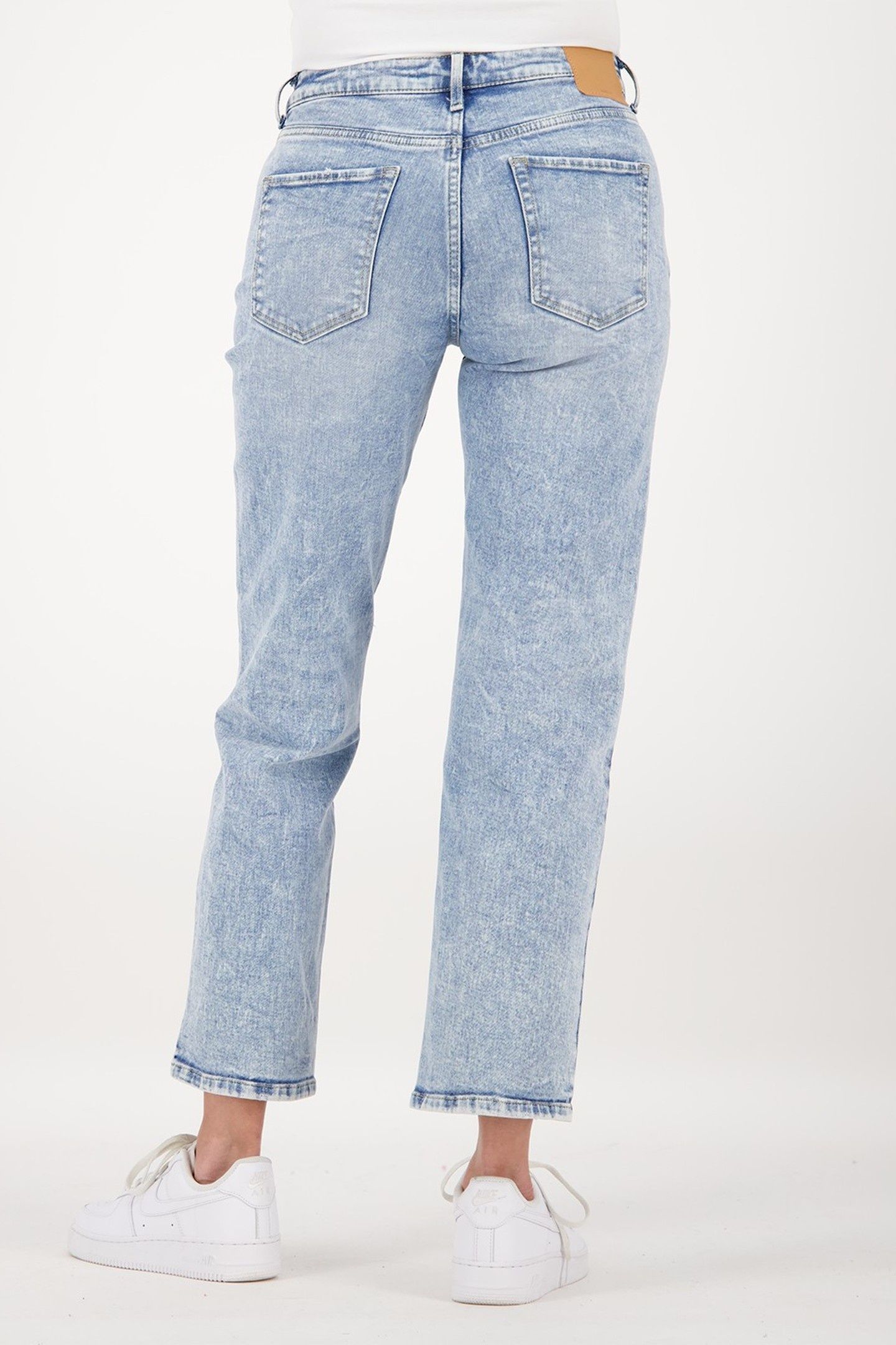 DAWN YOKE SKINNY JEANS LIGHT BLUE STONE 2