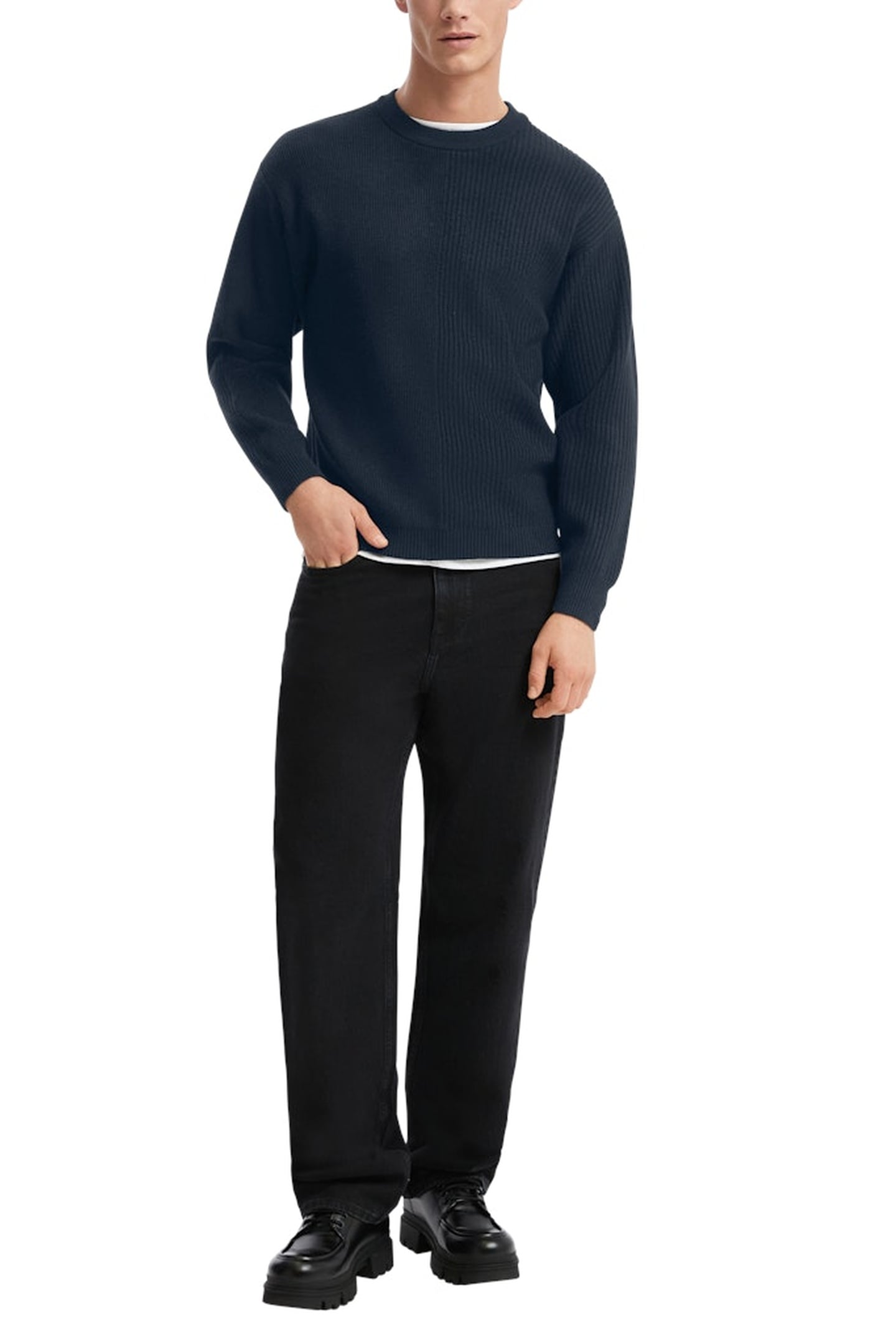 S.OLIVER-QS PULLOVER MARINE 1