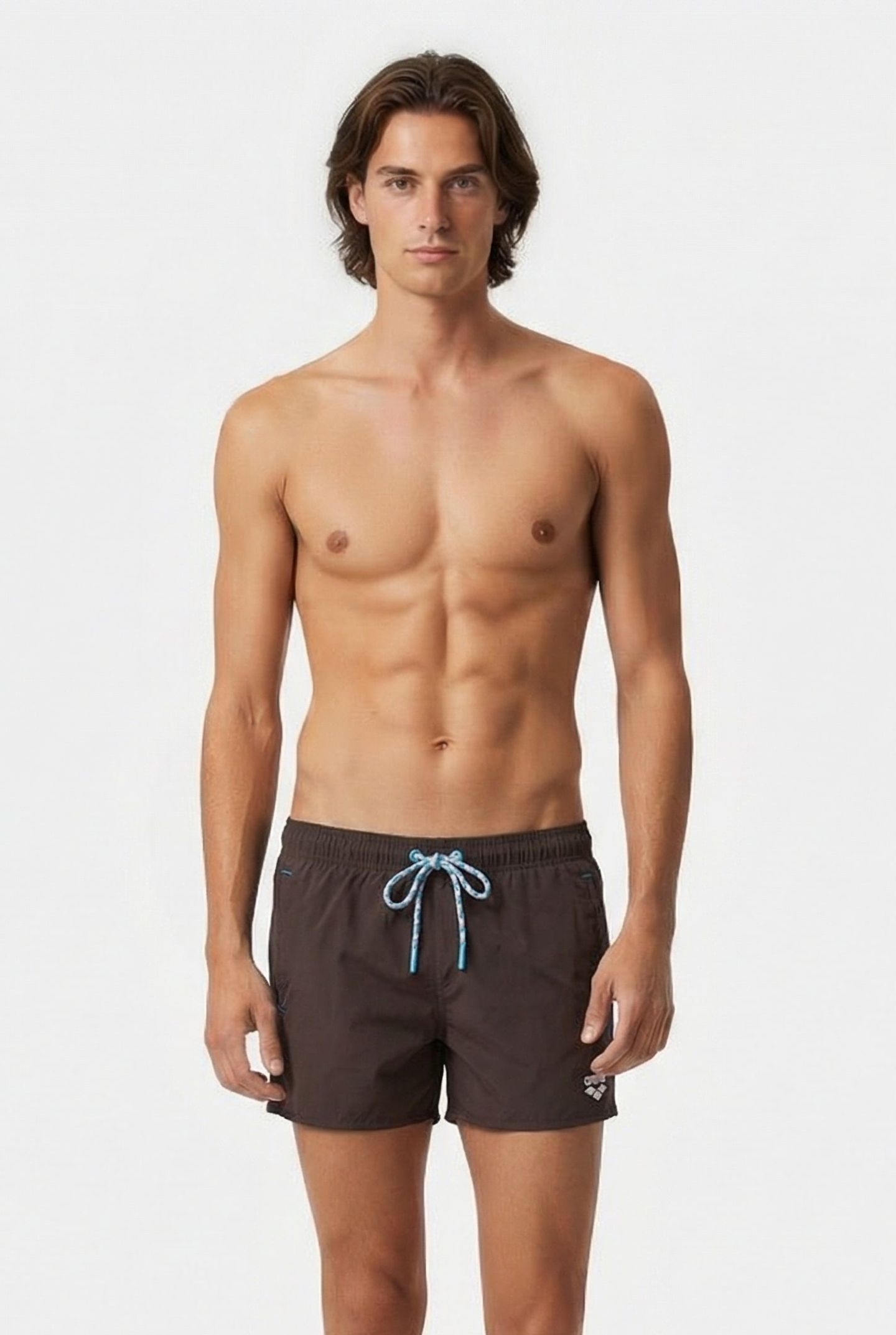MEN'S ARENA PRO-FILE BEACH X-SHORT SEPIA-WHITE-SALMON PINK-C 1