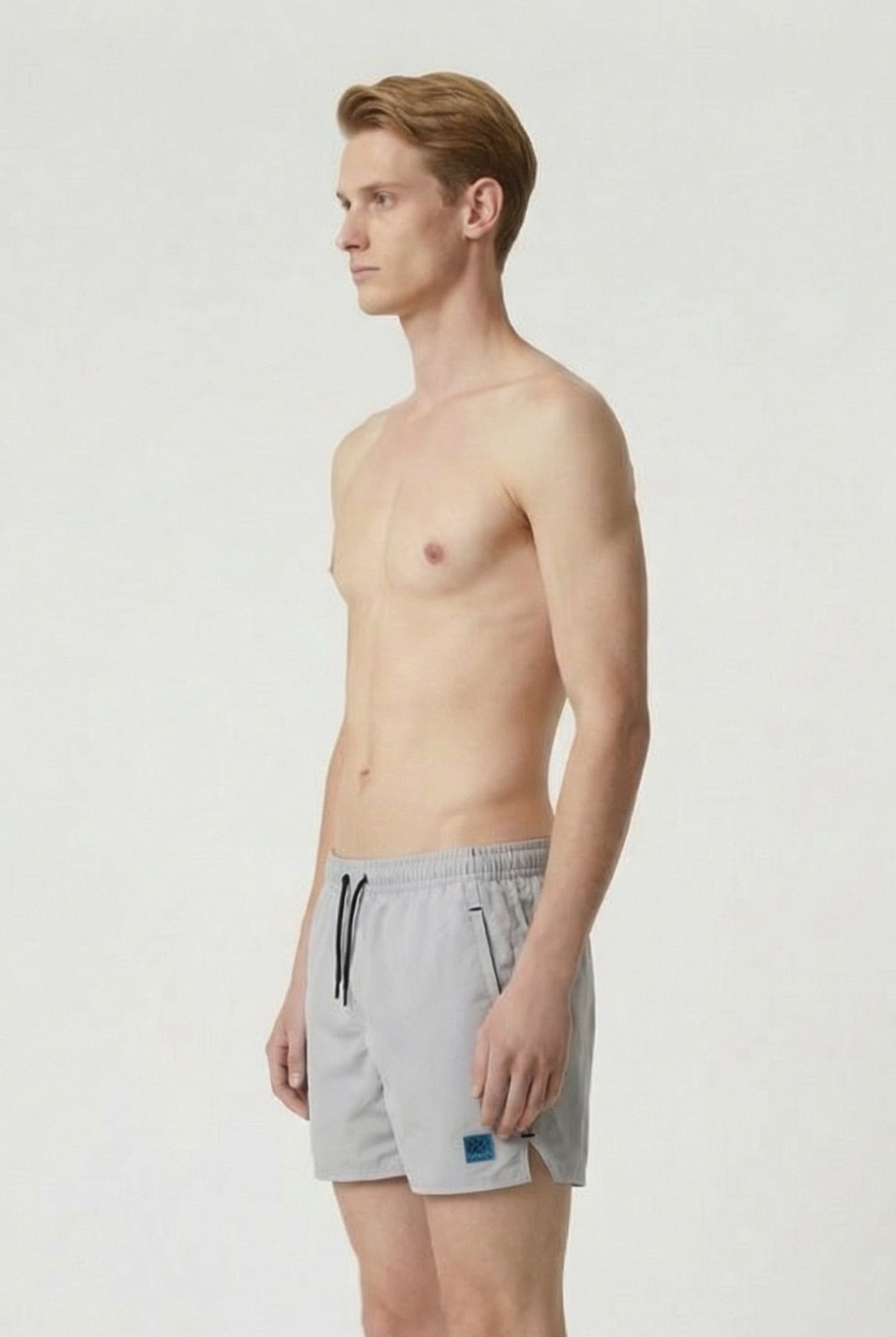 MEN'S ARENA TECH WOOL SHORT LIGHT GREY 3
