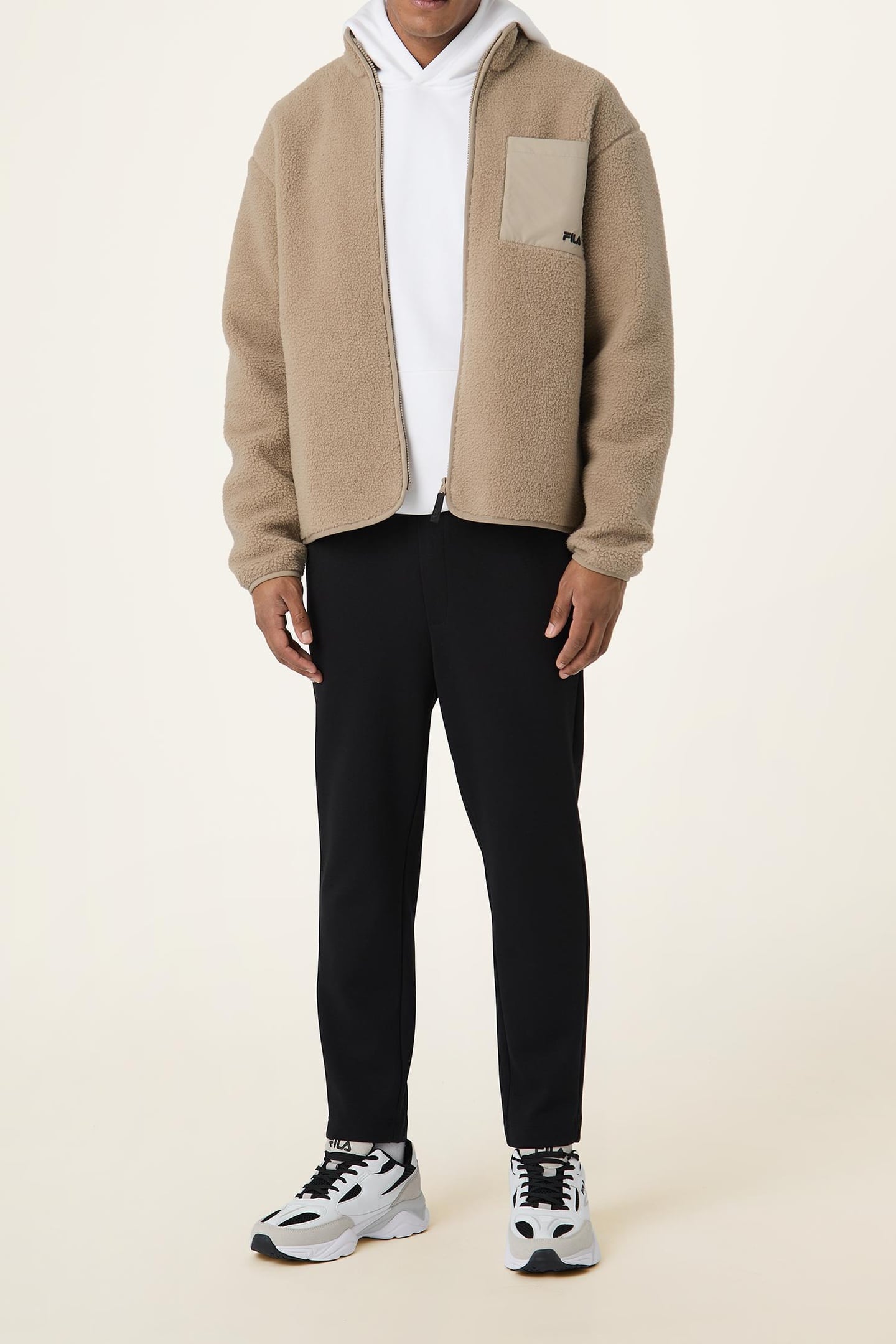 VALGRANA REGULAR TEDDY FLEECE JACKET WEATHERED TEAK 2