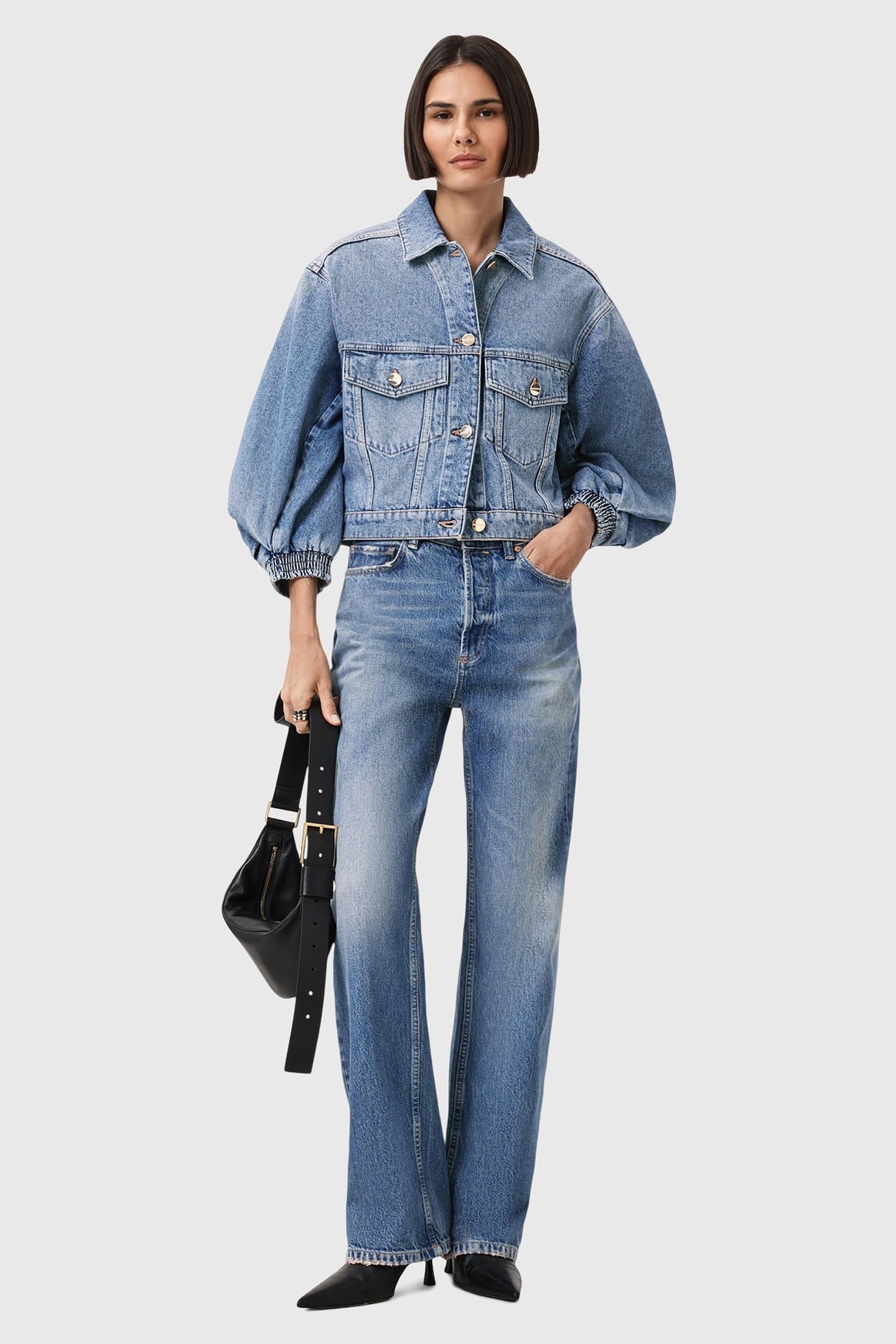 LUCA DENIM JACKET MID INDIGO 2