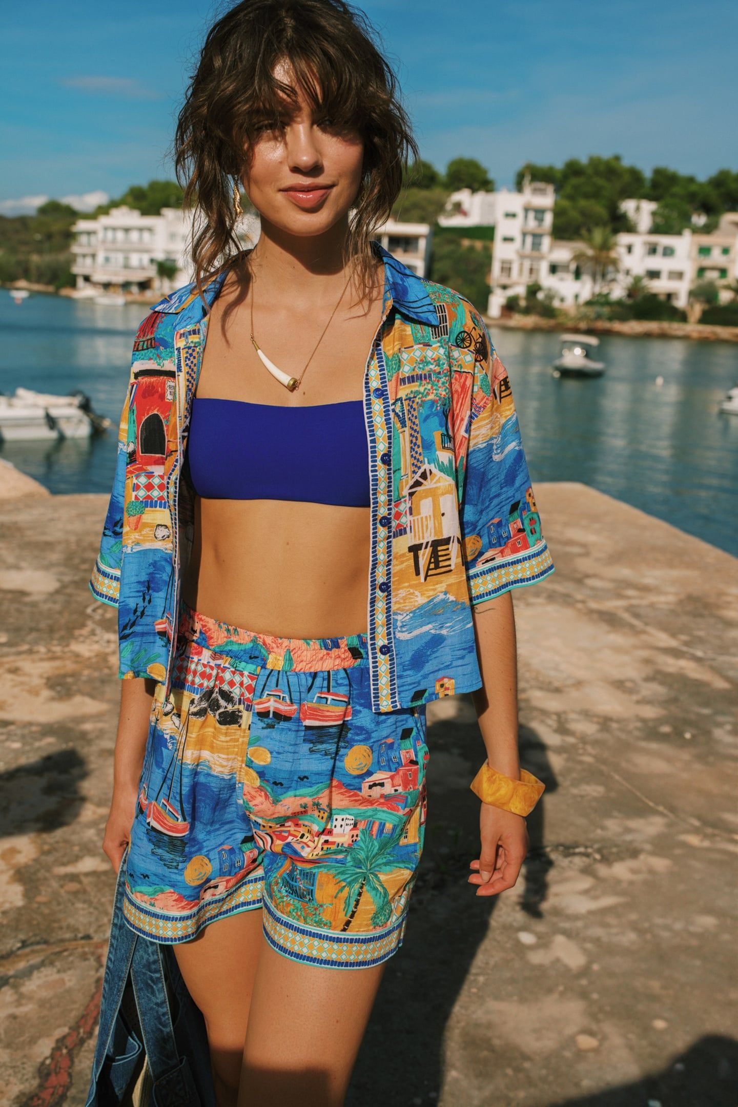 MILLIE SHORTS SHIWI ISLAND MULTI BRIGHT SHIWI ISLAND 10