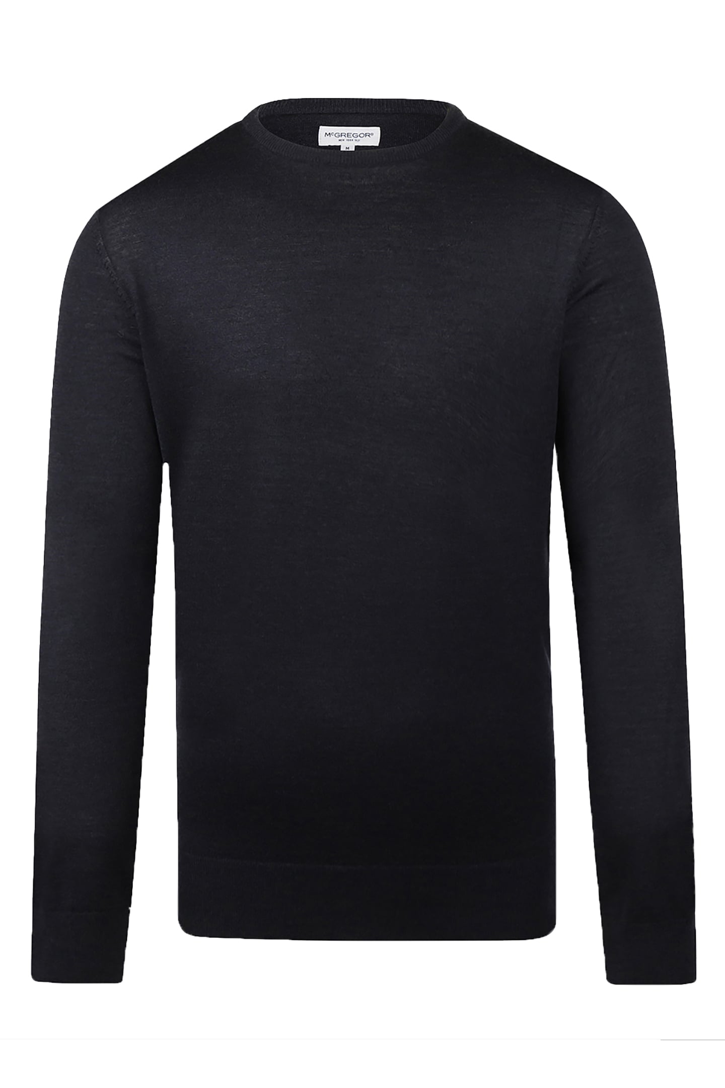 EXTRA FINE MERINO C-NECK SWEATER NAVY 1