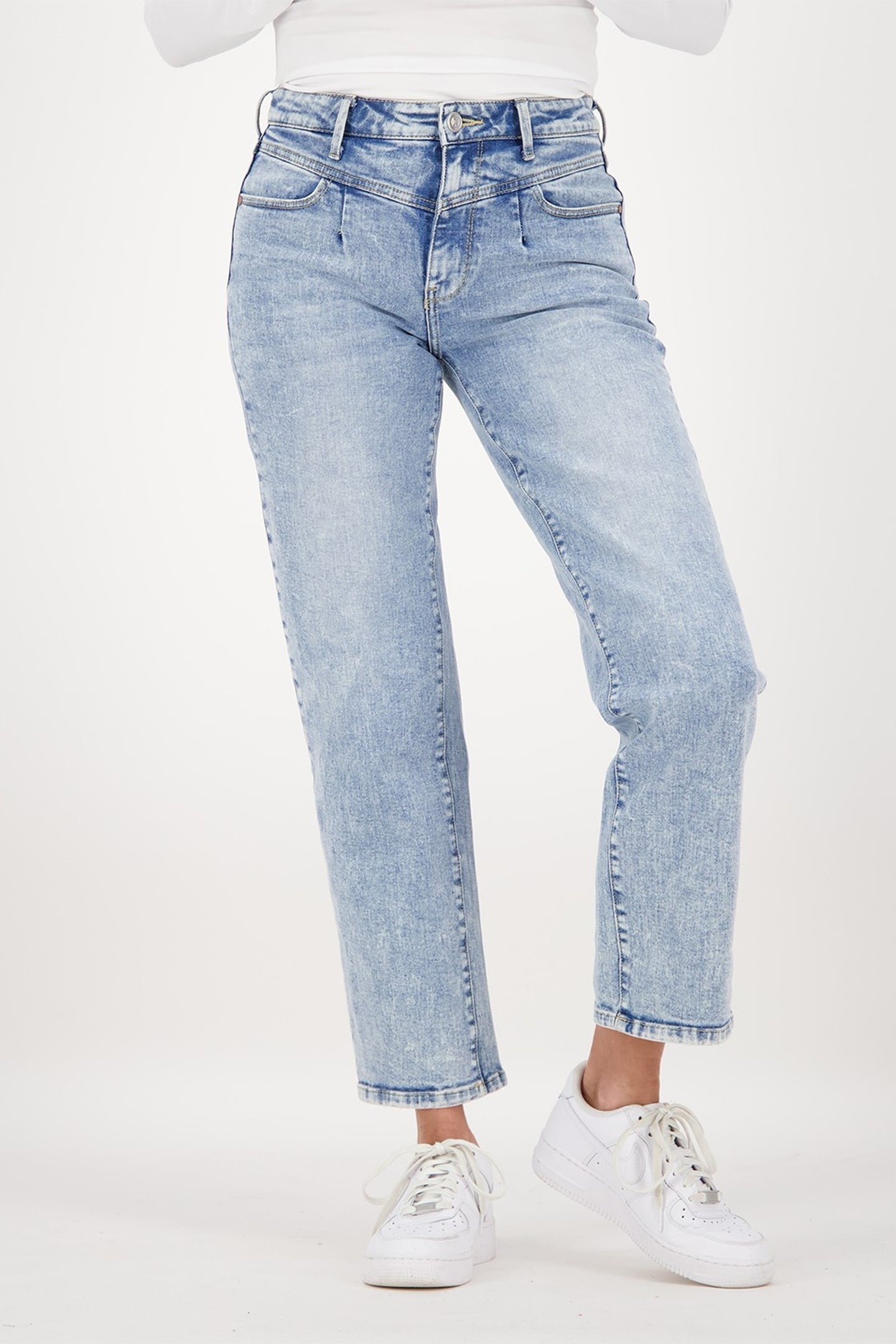 DAWN YOKE SKINNY JEANS LIGHT BLUE STONE 1